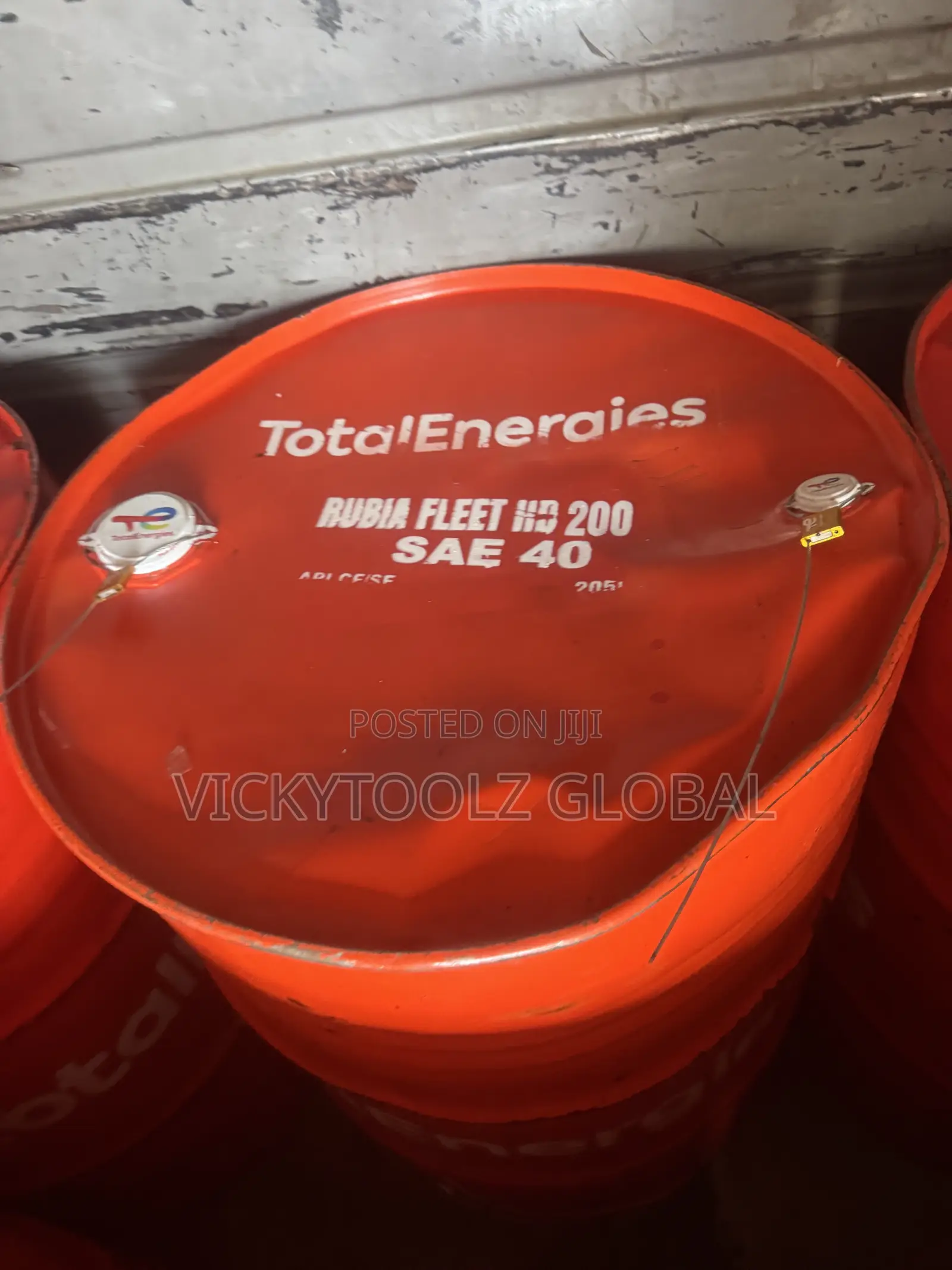 205liters Drum of Totalenergies Rubia Fleet HD 200 SaE 40 Engine Oil