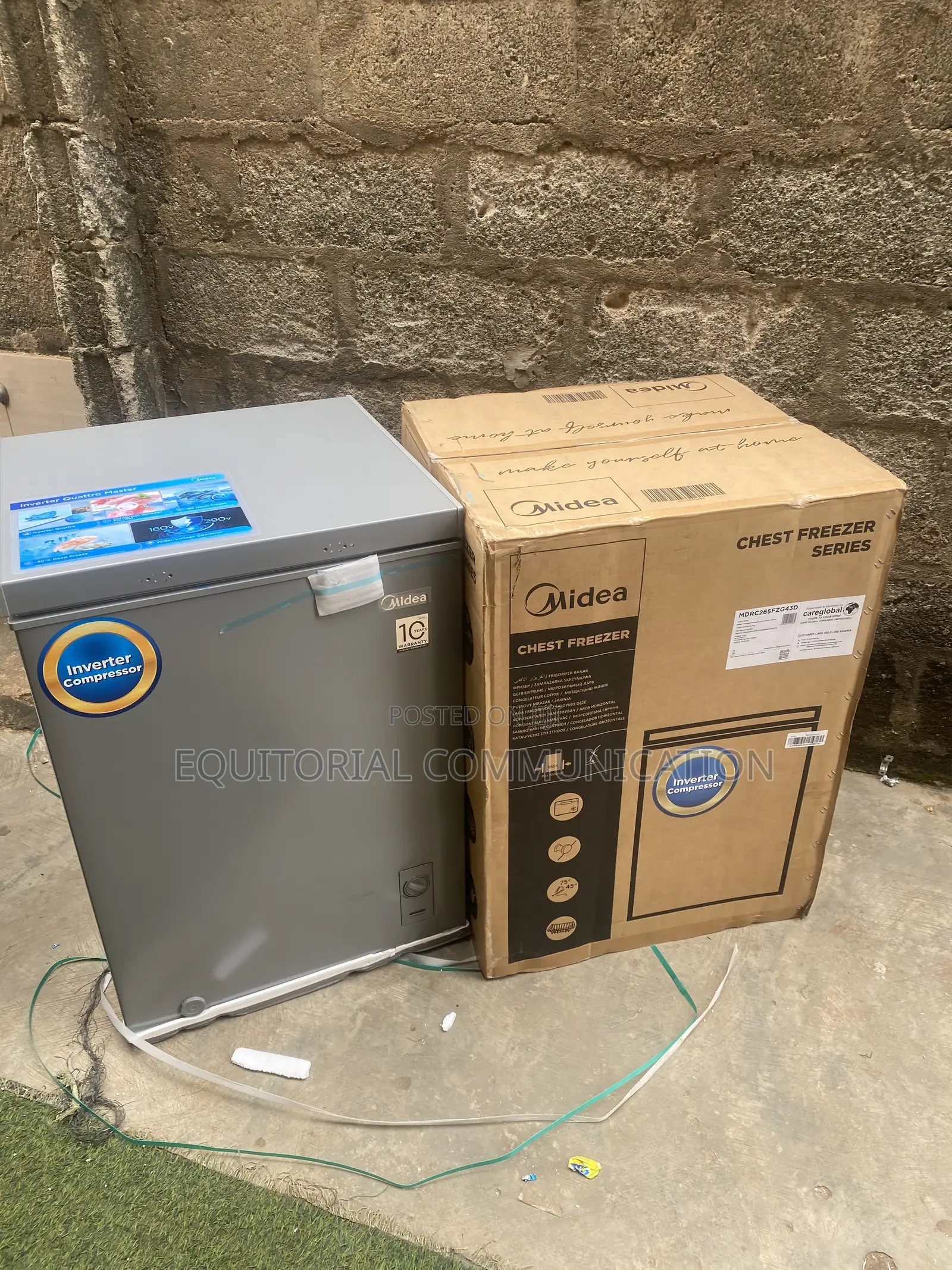Midea 142L Inverter Chest Storage Freezer MDRC265FZG43D
