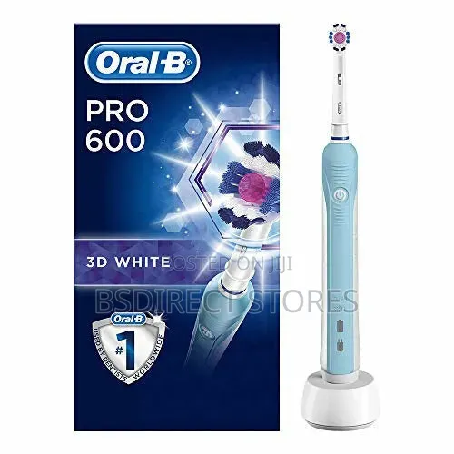 Oral B Pro 600 3D White Electric Rechargeable Toothbrush