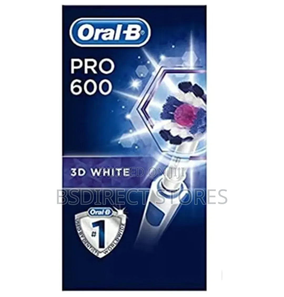 Oral B Pro 600 3D White Electric Rechargeable Toothbrush
