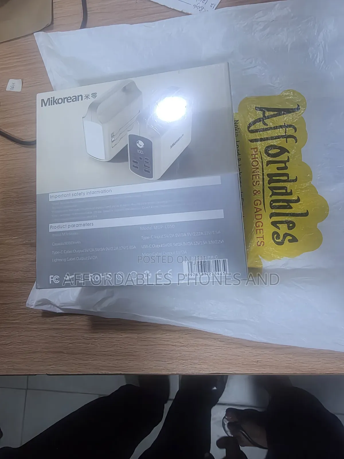 Mikorean 80000mah Powerbank