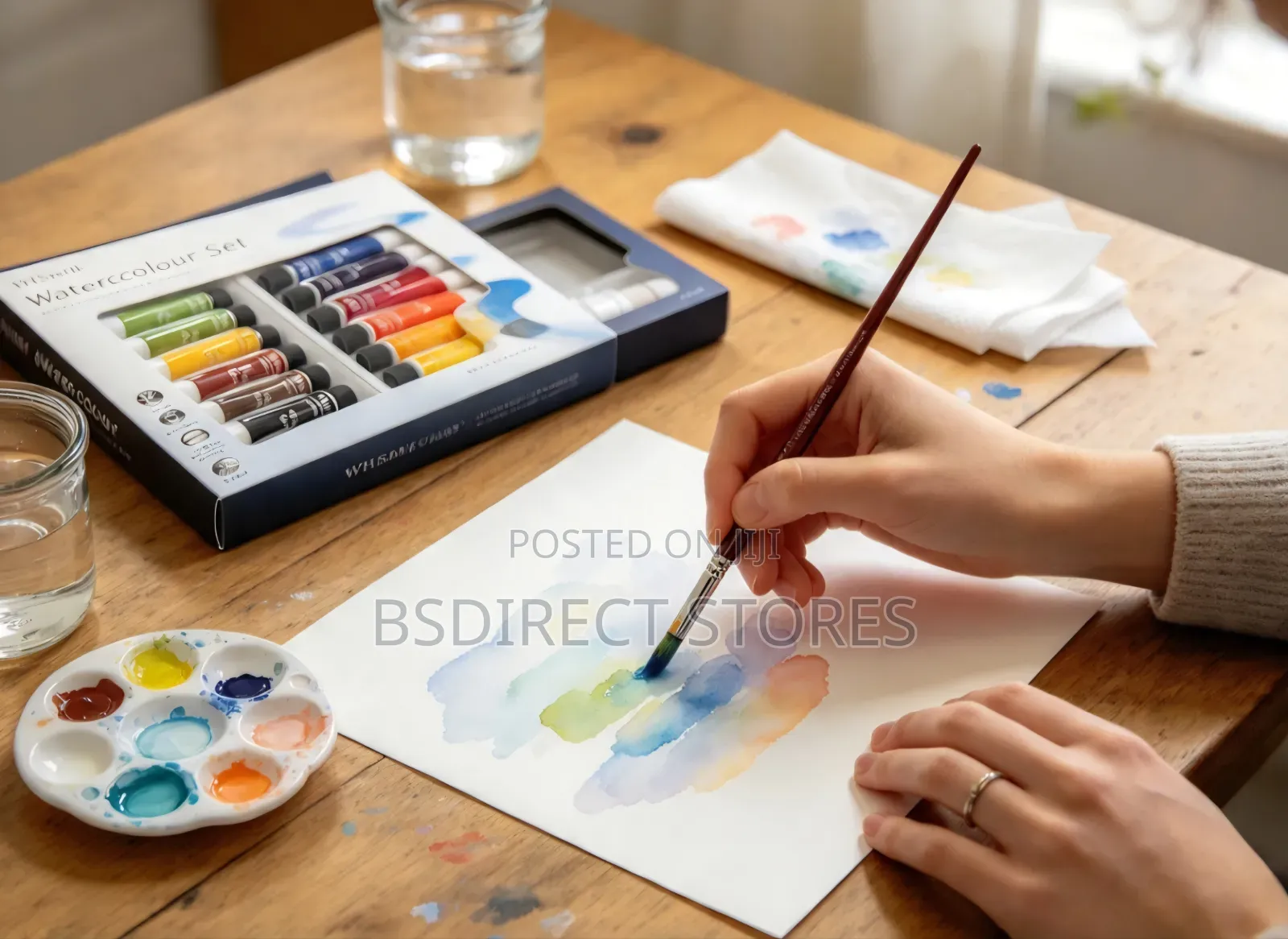Whsmith Watercolour Paint Tubes (Pack of 24 10ml Tubes)