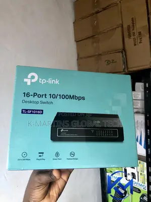 TP-Link TL-SF1016D 16 Port 10/100Mbps Desktop Network Switch
