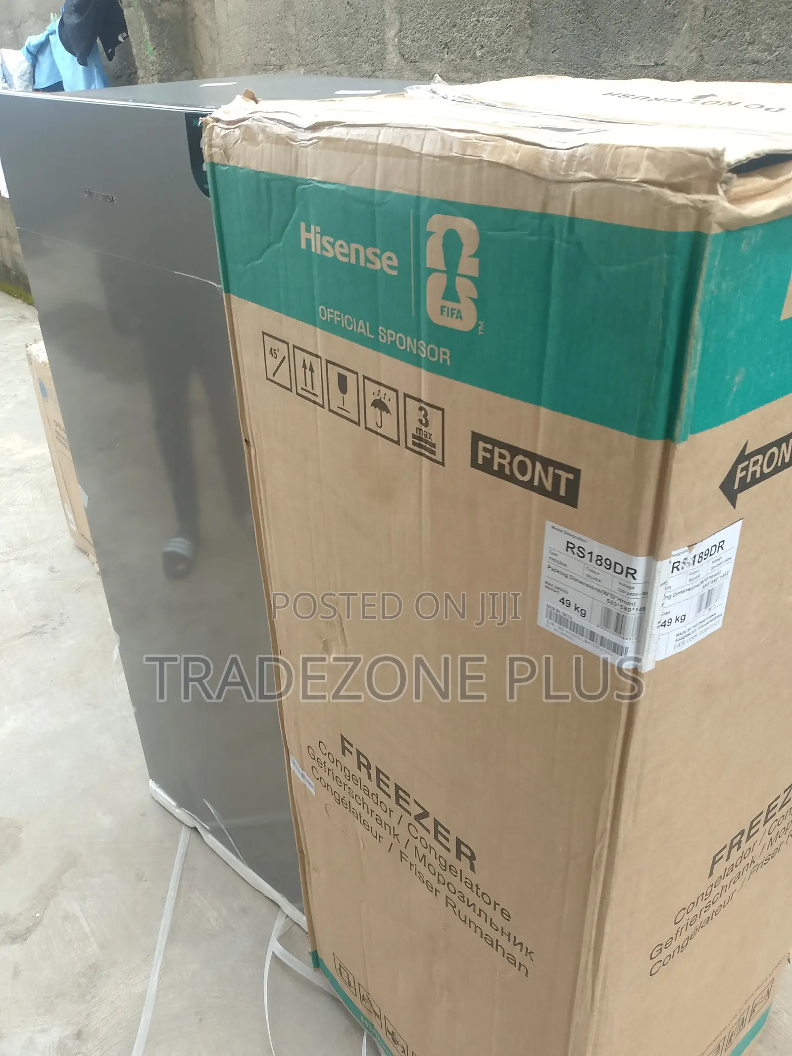 Hisense Standing Freezer – 190L Storage Capacity