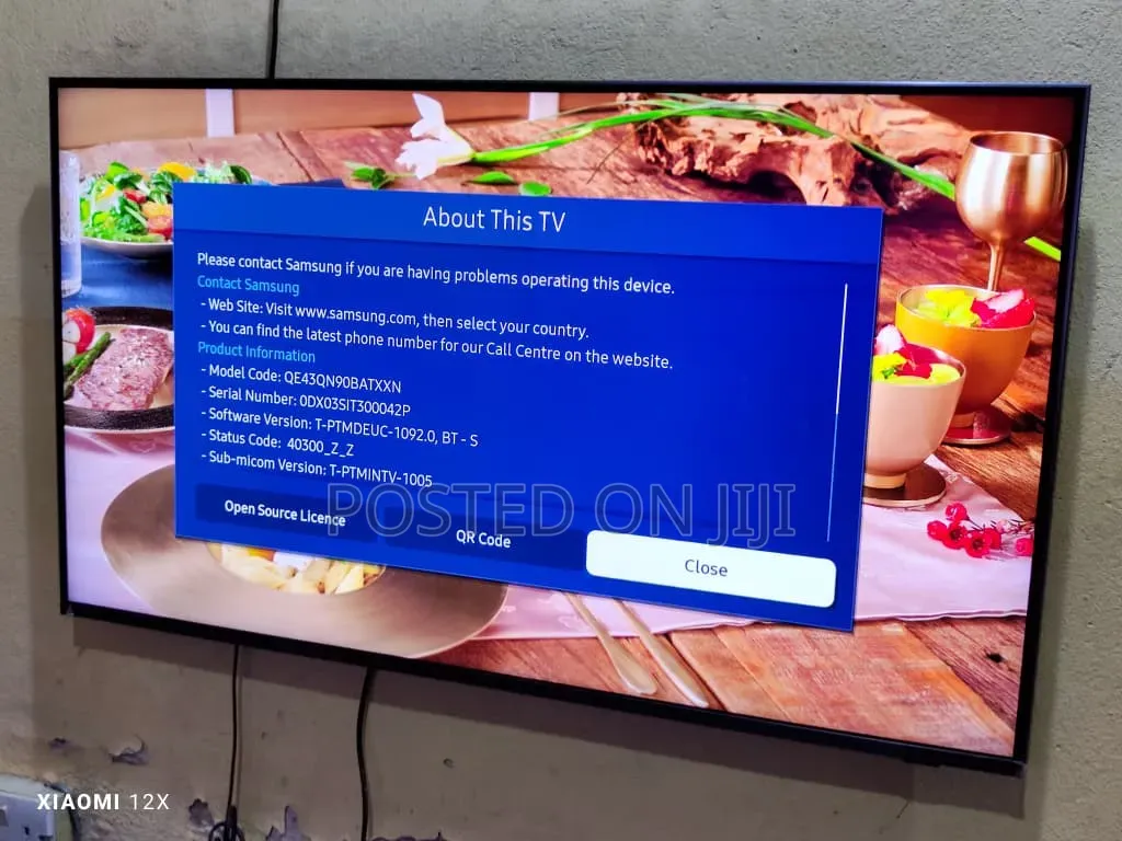 43" Samsung Neo Qled 4k Qn90b Bezel-Less Screen Gaming Smart TV 2022