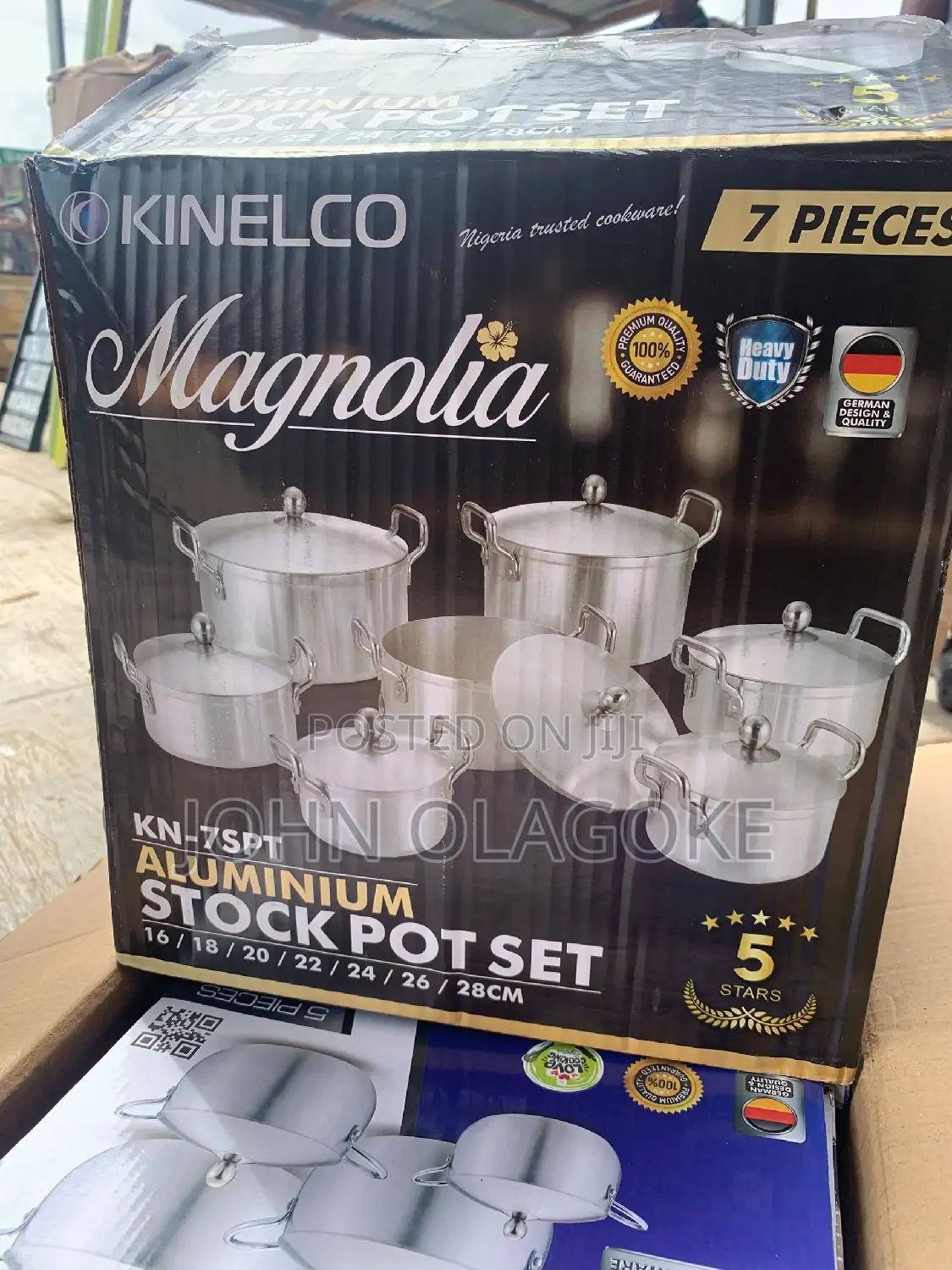 Magnolia 7pcs Thick Aluminium Pot