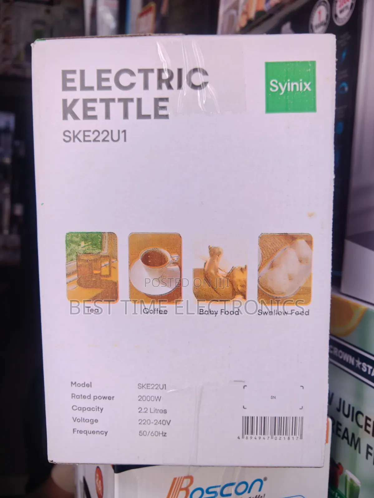 2.2ltrs Syinix Electric Kettle