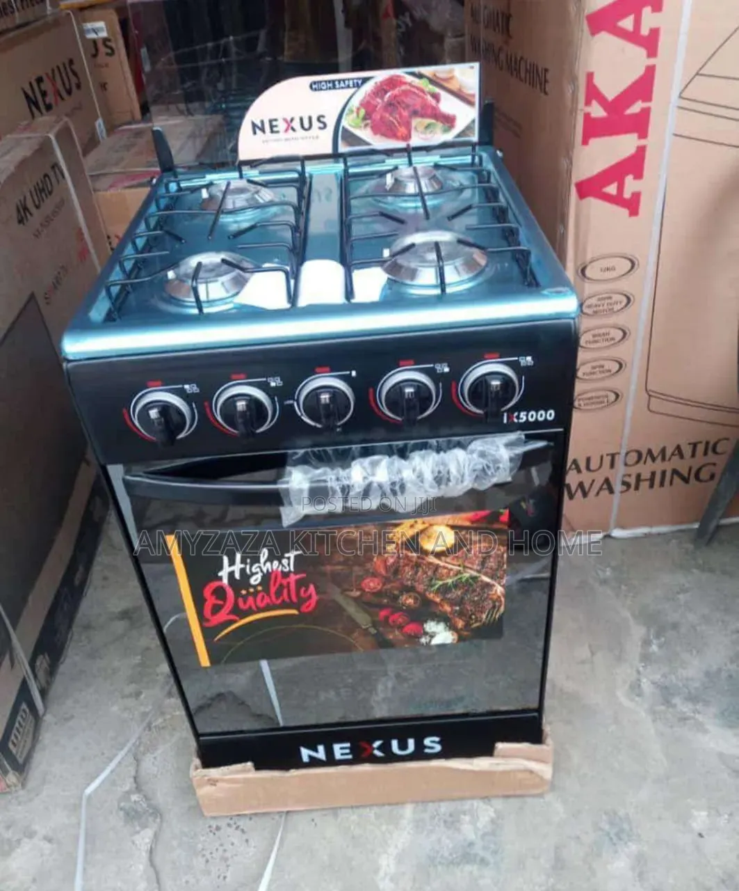 Nexus Standing Gas Burner Cooker 4 Burners