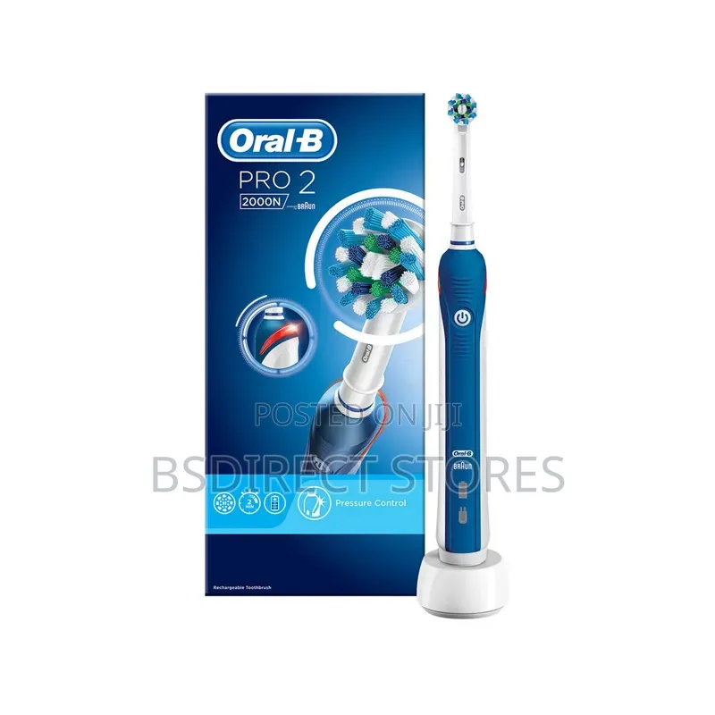 Oral B Pro2000- N Crossaction Pressure Control Rechargeable Toothbrush
