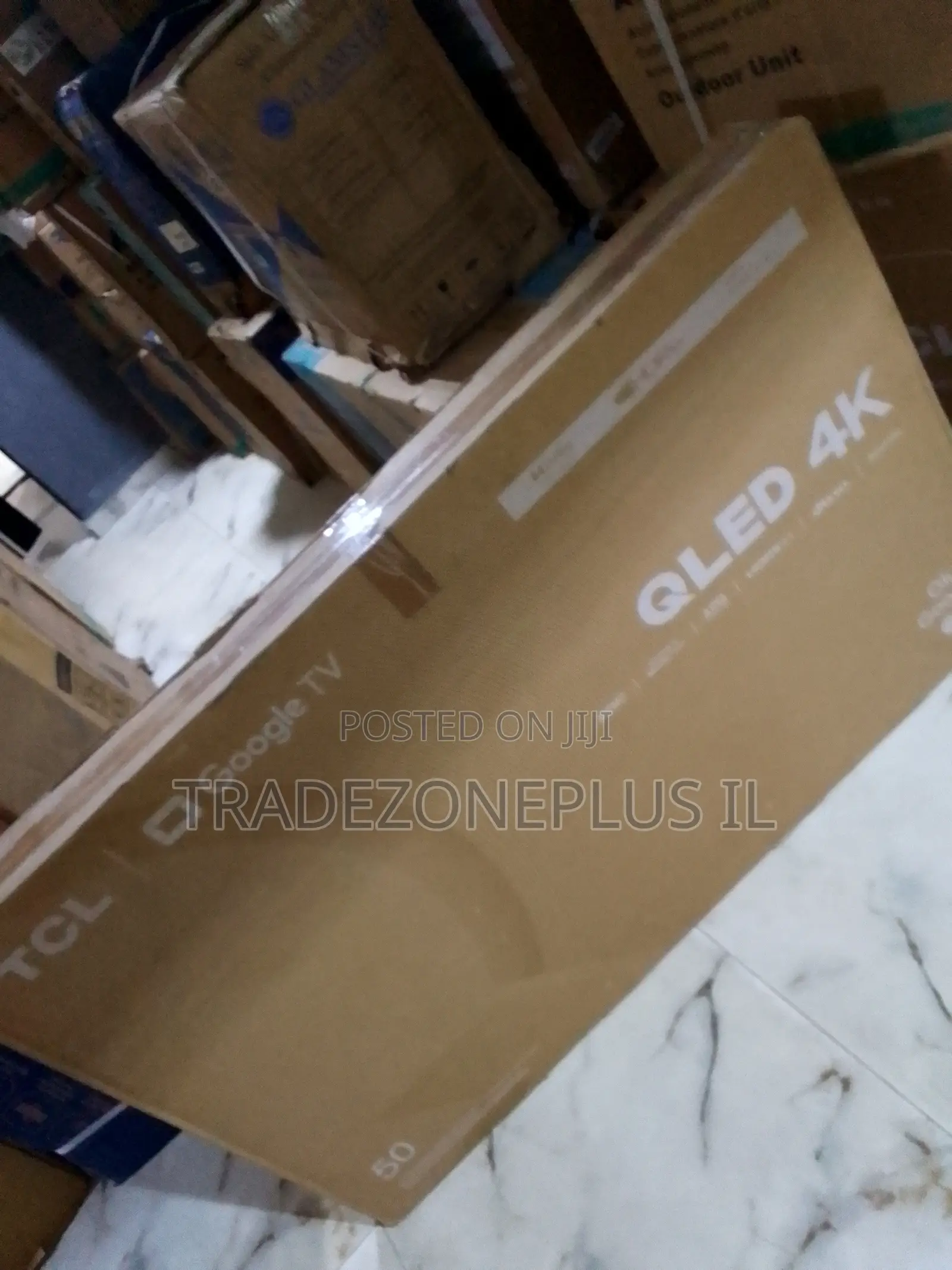 New 50" TCL Qled 4k Ultra Hd Google TV