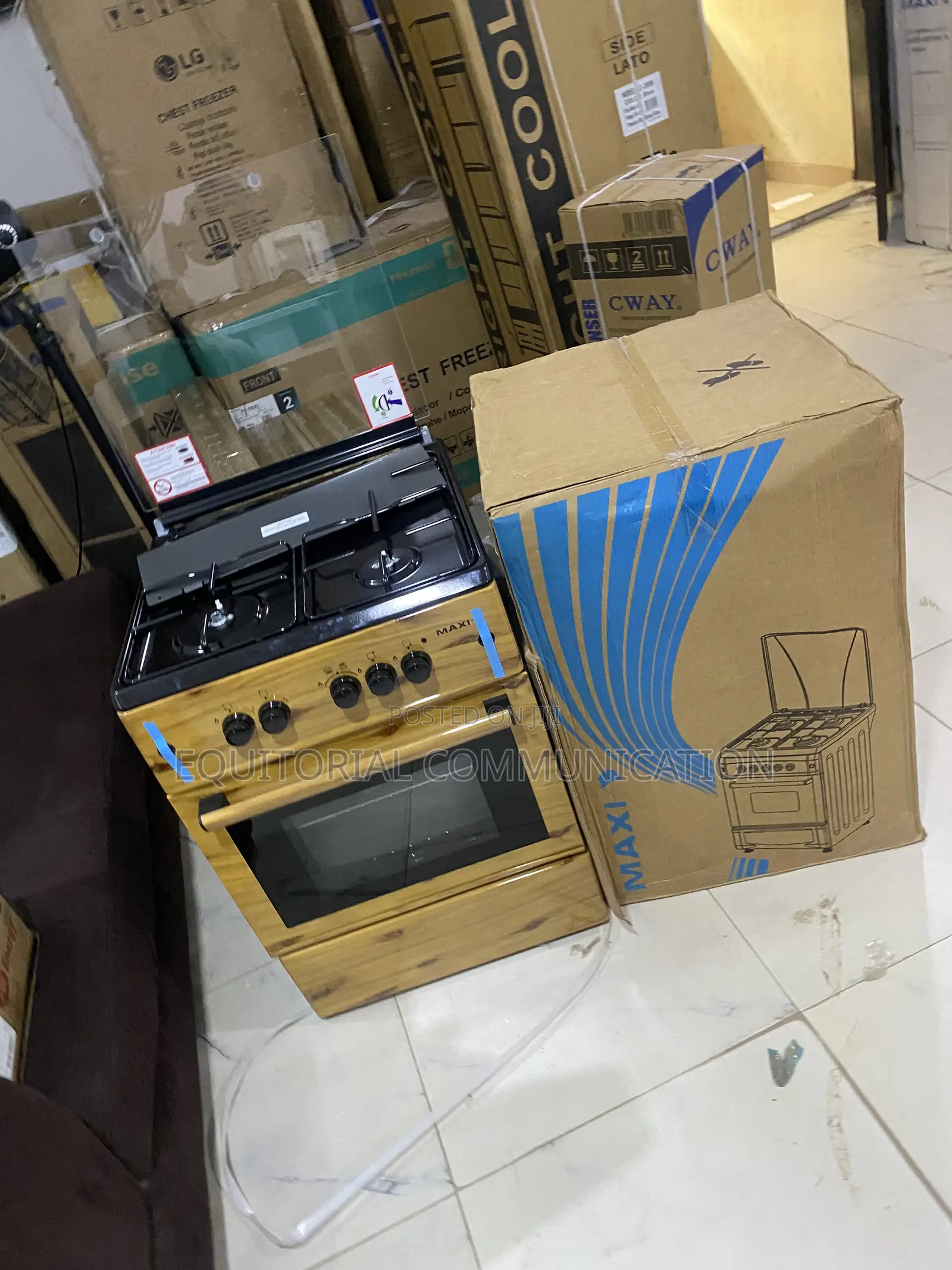 Maxi 6060 3B+1P Cooking Stove With Oven