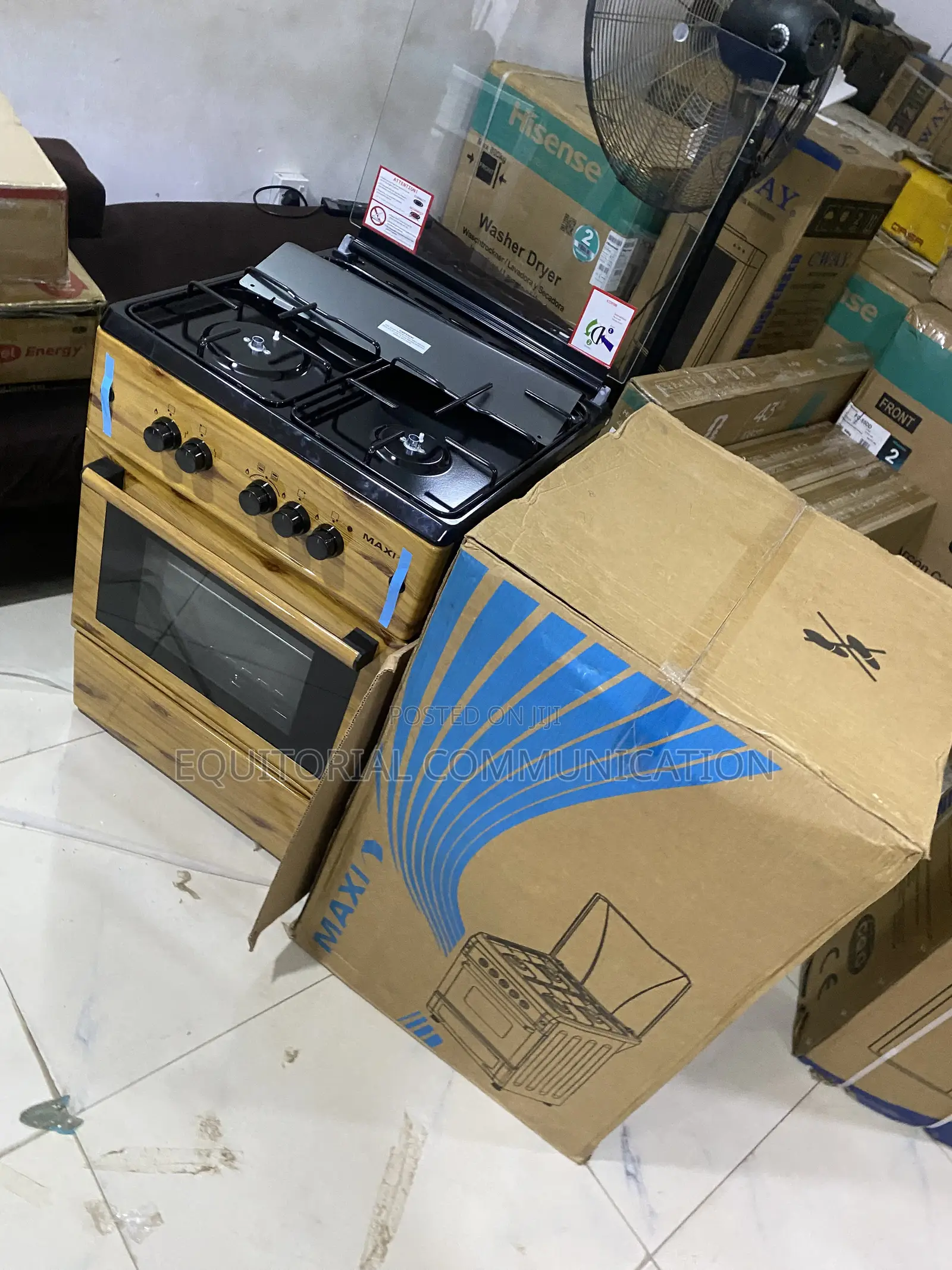 Maxi 6060 3B+1P Cooking Stove With Oven