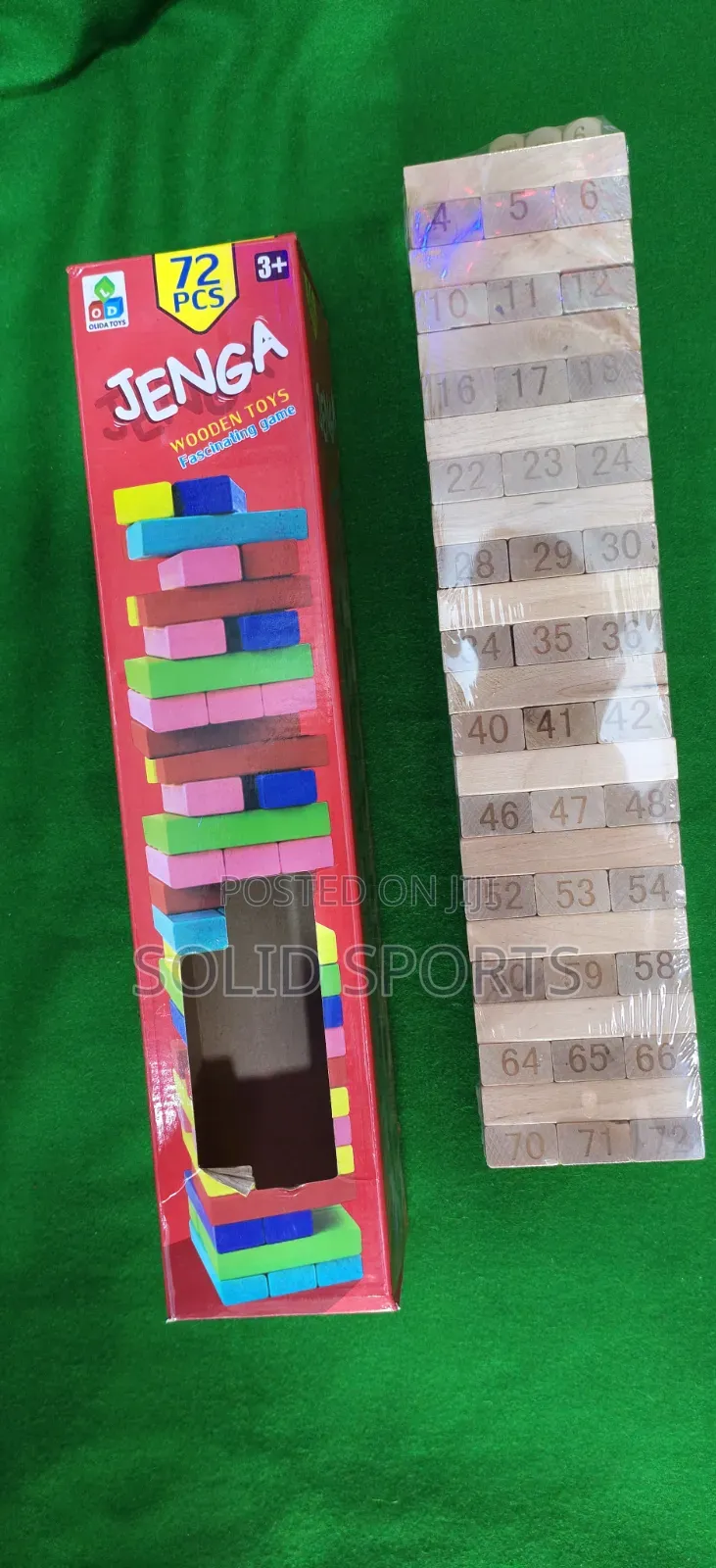 72 PCS Jenga Game
