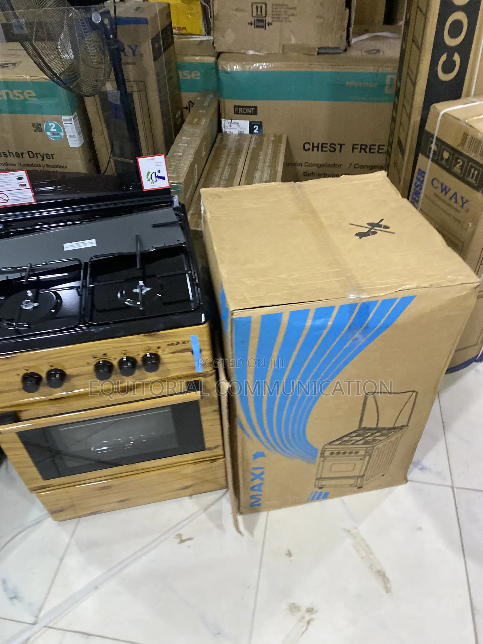 Maxi 6060 3B+1P Household Gas Cooker With Oven