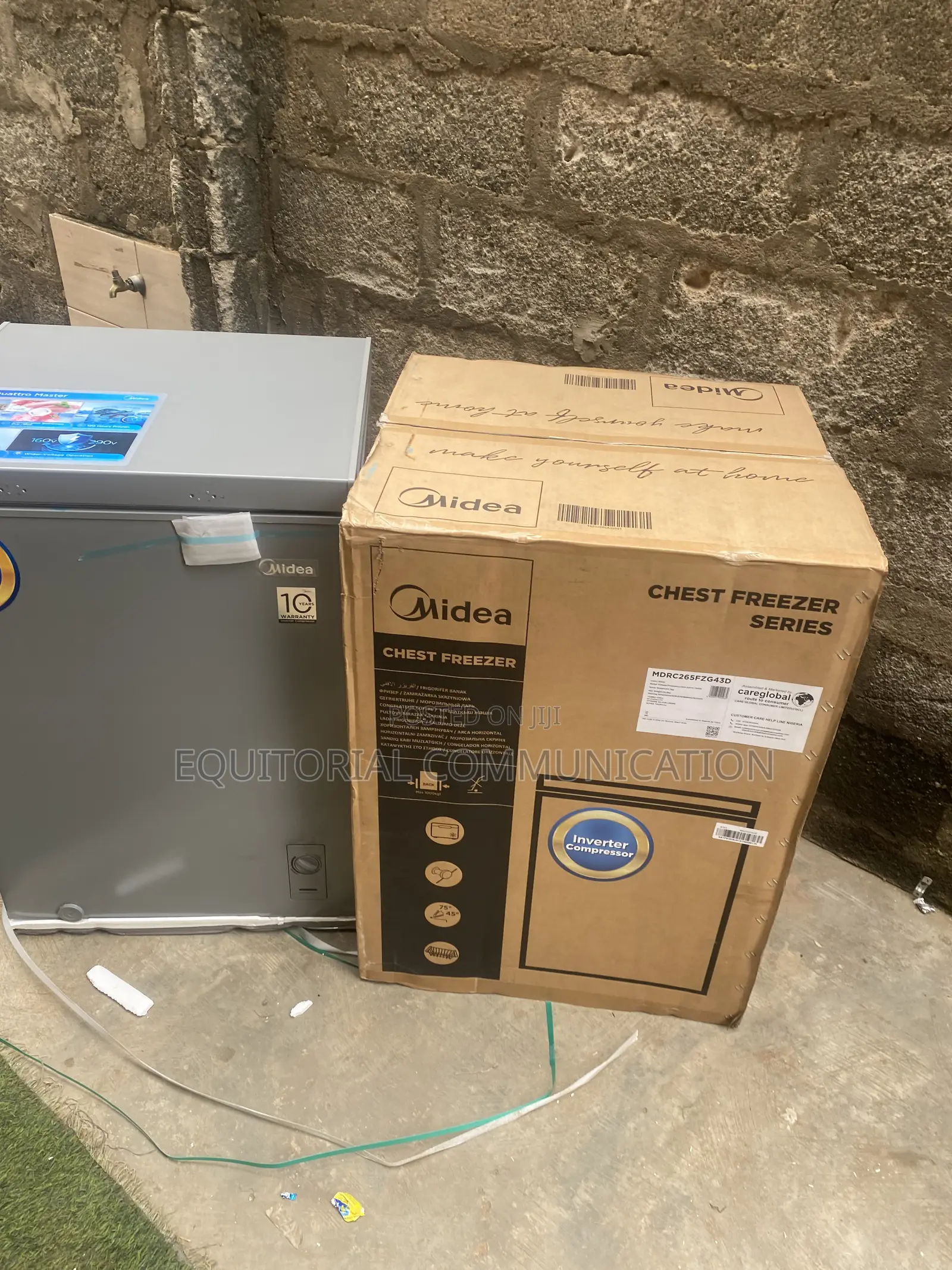 Midea MDRC265FZG43D 142L Household Inverter Freezer