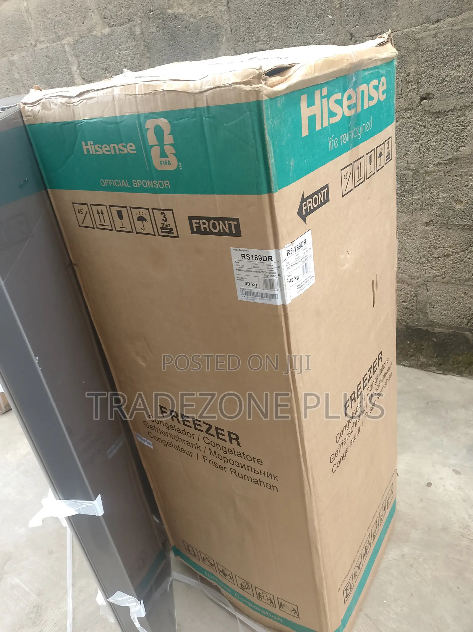 Hisense 190L Standing Freezer – Keep Food Frozen