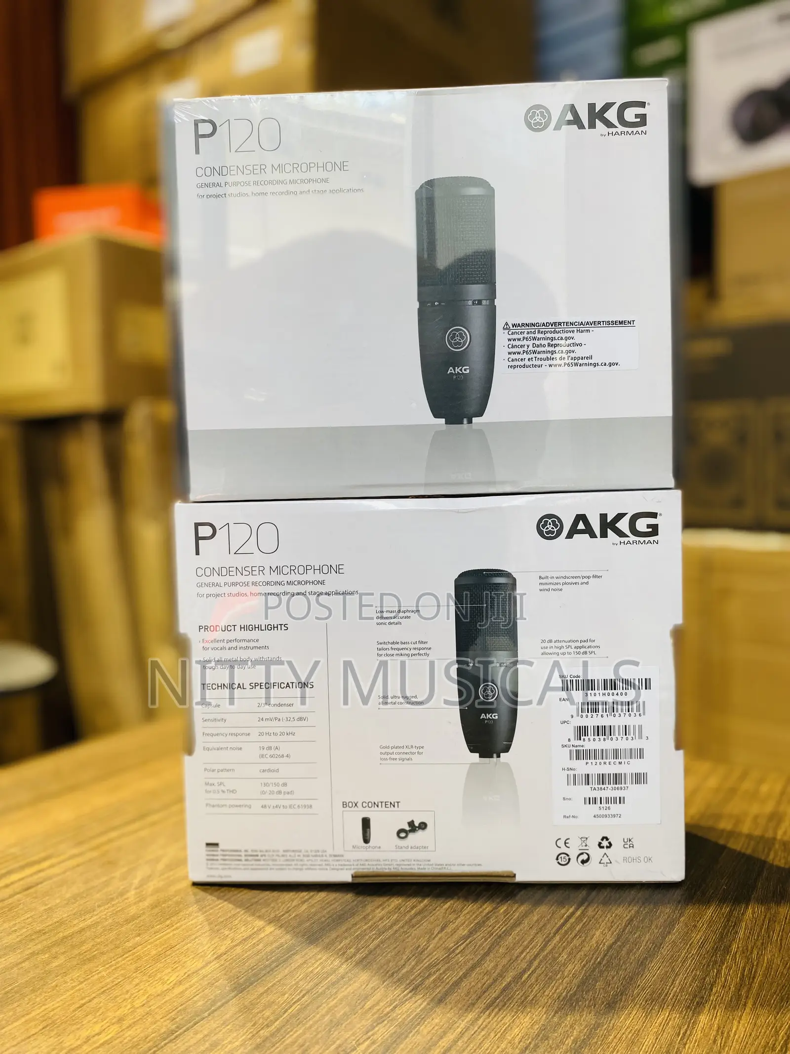 AKG P120 Studio Condenser Microphone