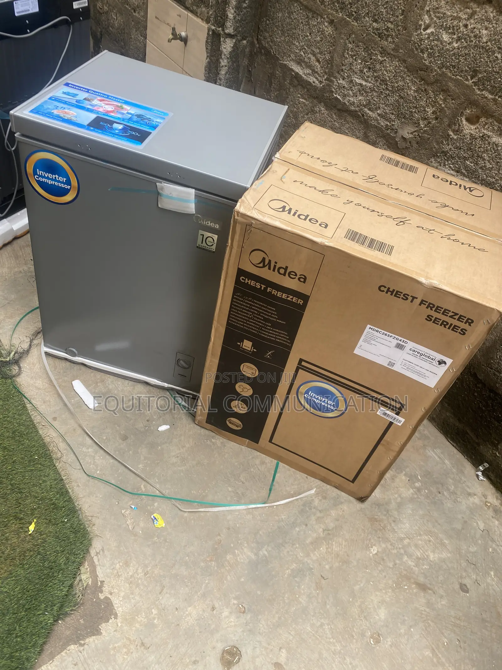 Midea MDRC265FZG43D 142L Powerful Inverter Freezer