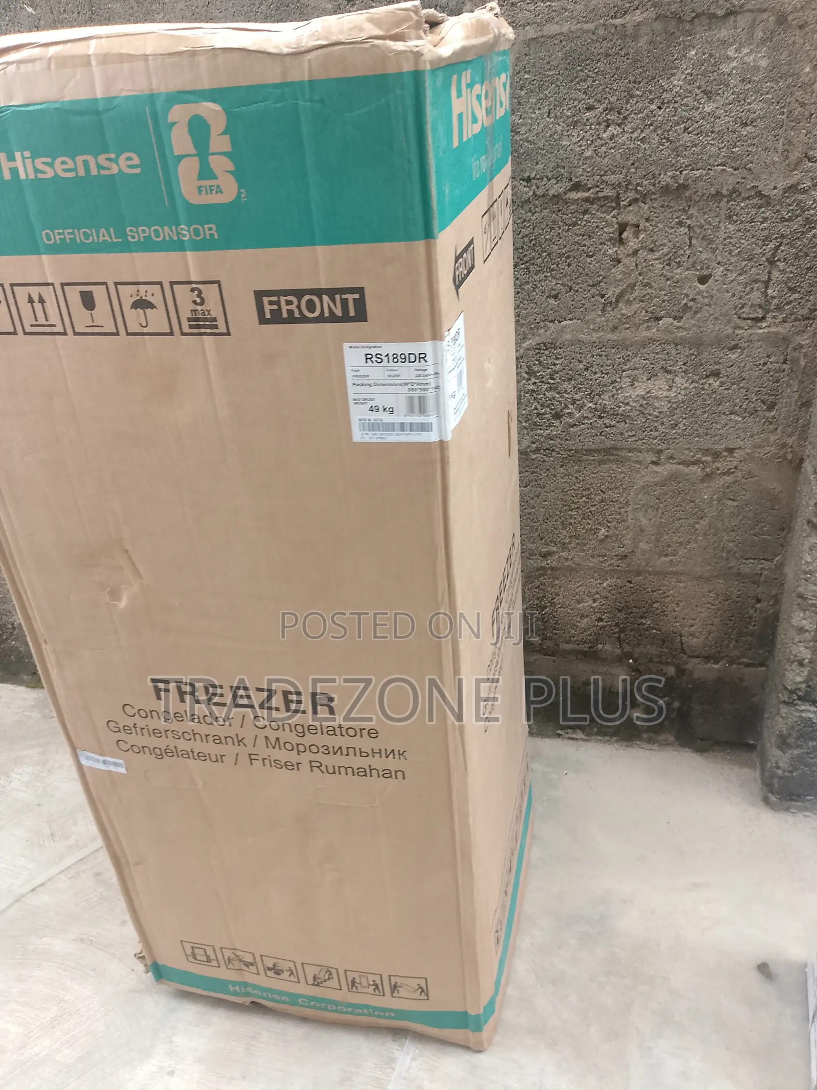 Hisense 190L Standing Freezer – Home & Shop Use