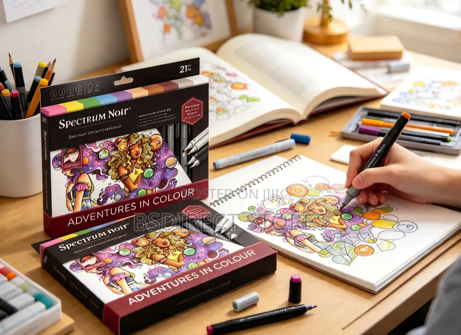 Spectrum Noir Adventures in Colour Advanced Discovery Kit Markers