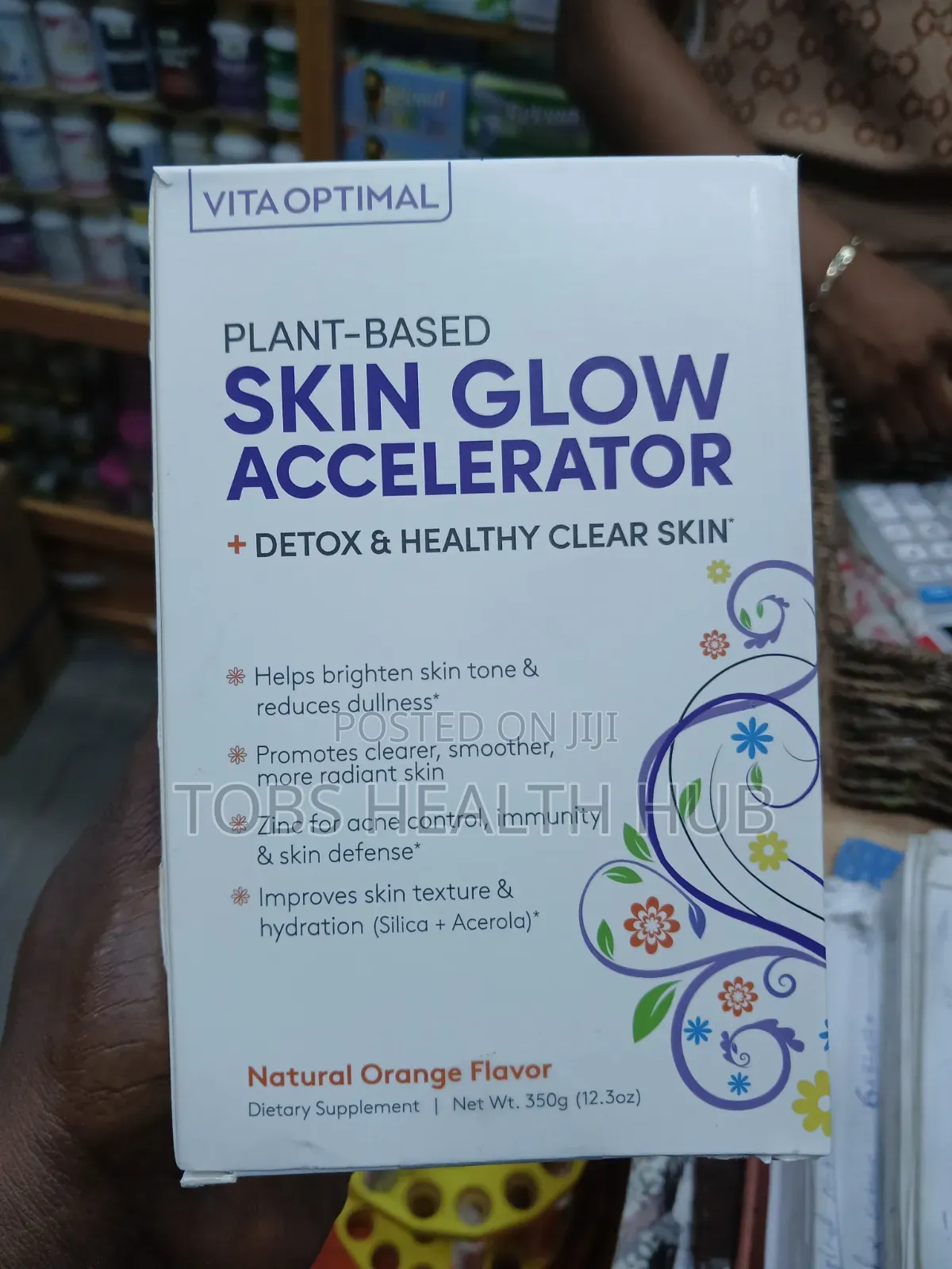 Vita Optimal Plant-Based Skin Glow Accelerator 350g – Natural Orange