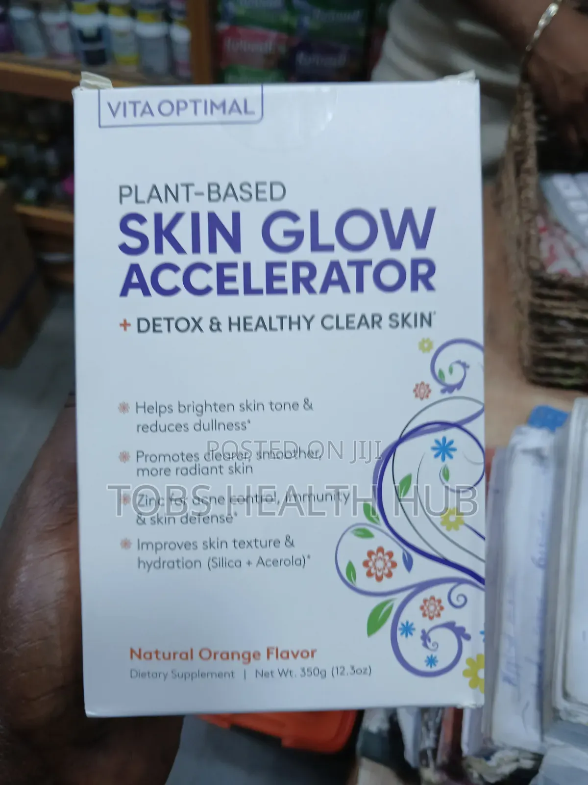 Vita Optimal Plant-Based Skin Glow Accelerator 350g – Natural Orange