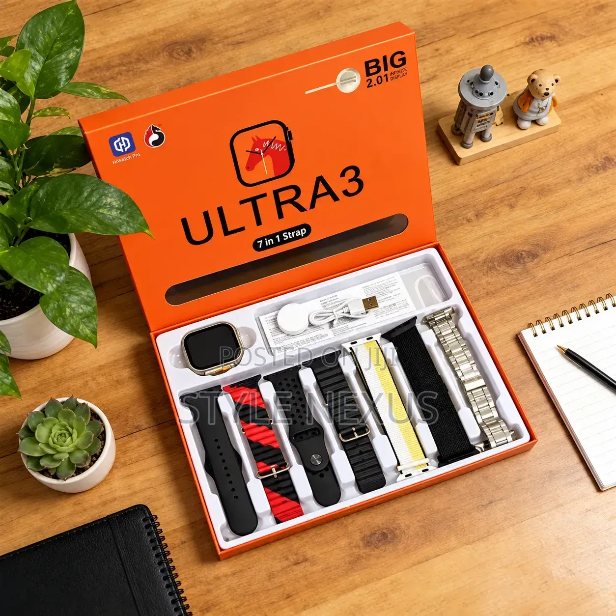 Ultra 3 Smart Watch 7in1