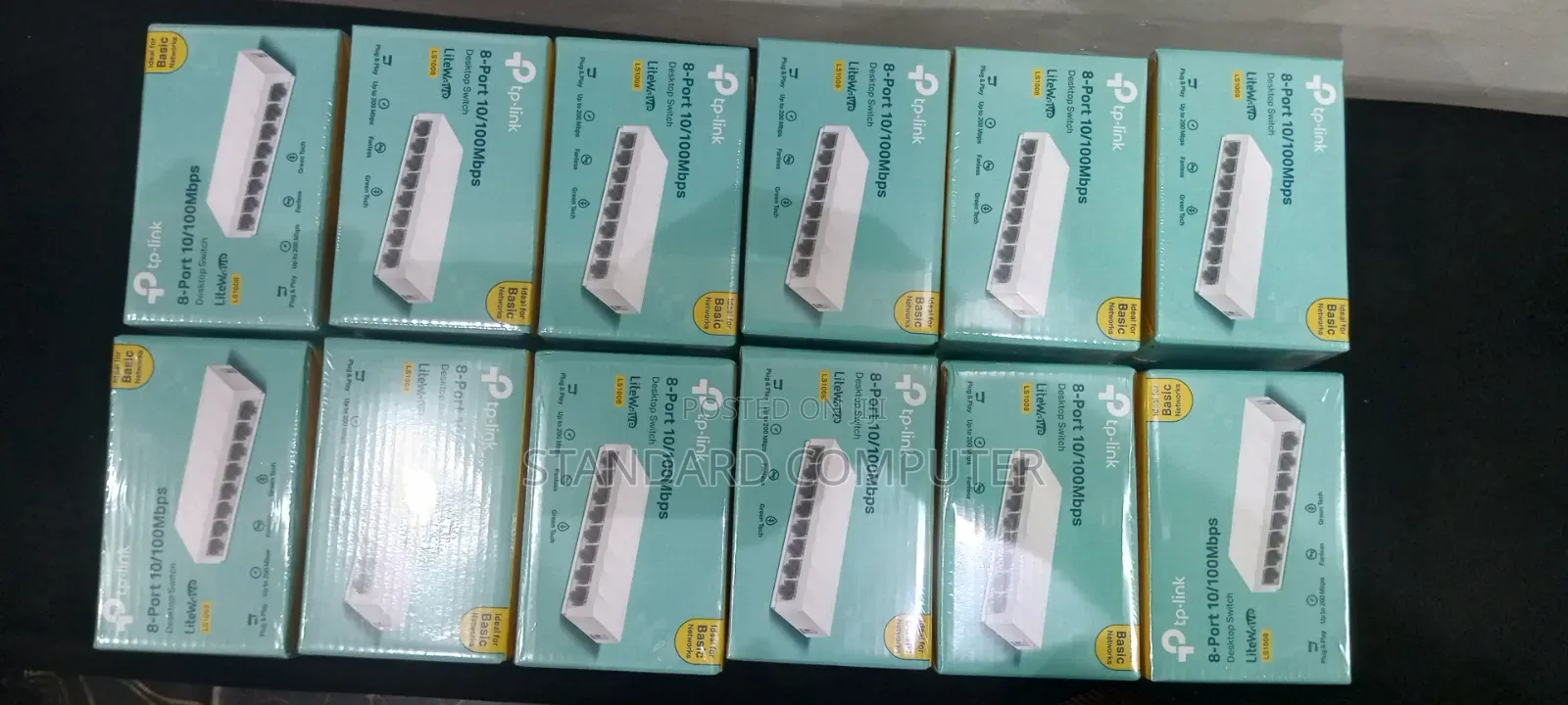 TP-Link LiteWave LS1008 8-Port 10/100Mbps Desktop Switches