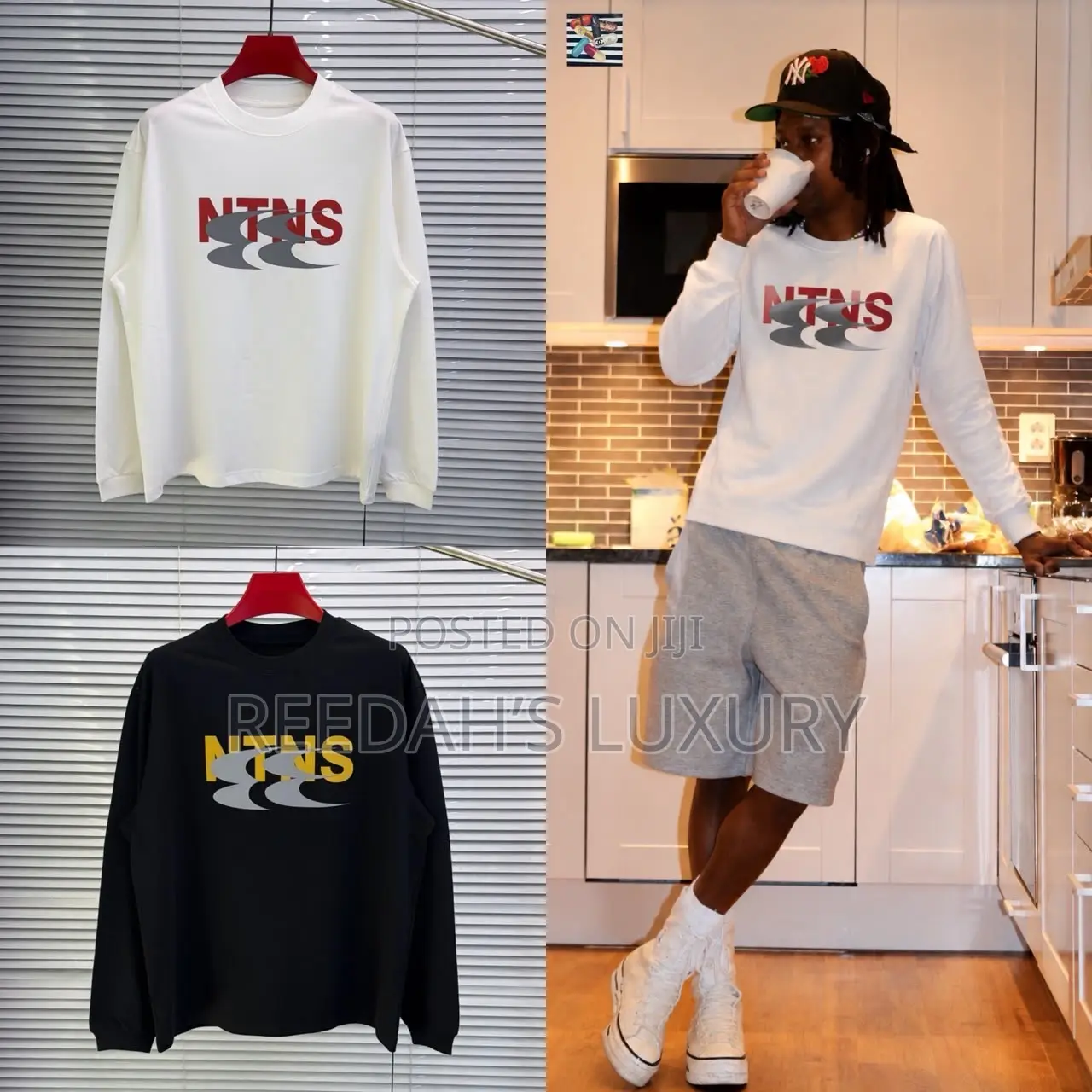 Premium Oversized Long-Sleeve Tee