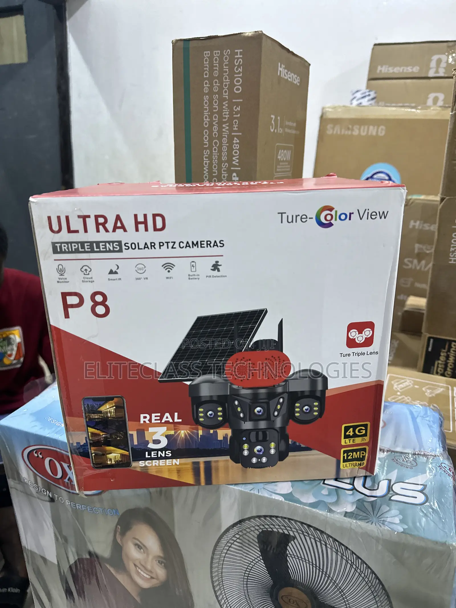 P8 Ultra HD Triple Lens Solar Monitoring Device