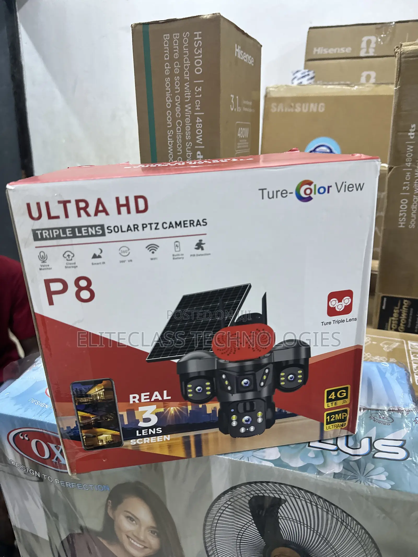P8 Ultra HD Triple Lens Solar Monitoring Device