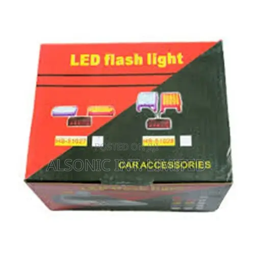 Genuine 12V LED Flash Light HS-51025 Ax (Red/Blue)