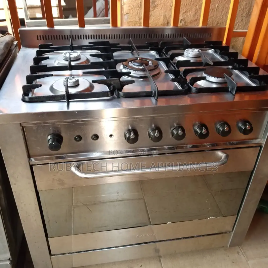 Ariston Industrial 60x90 5-Burner Gas Cooker With Oven & Grill