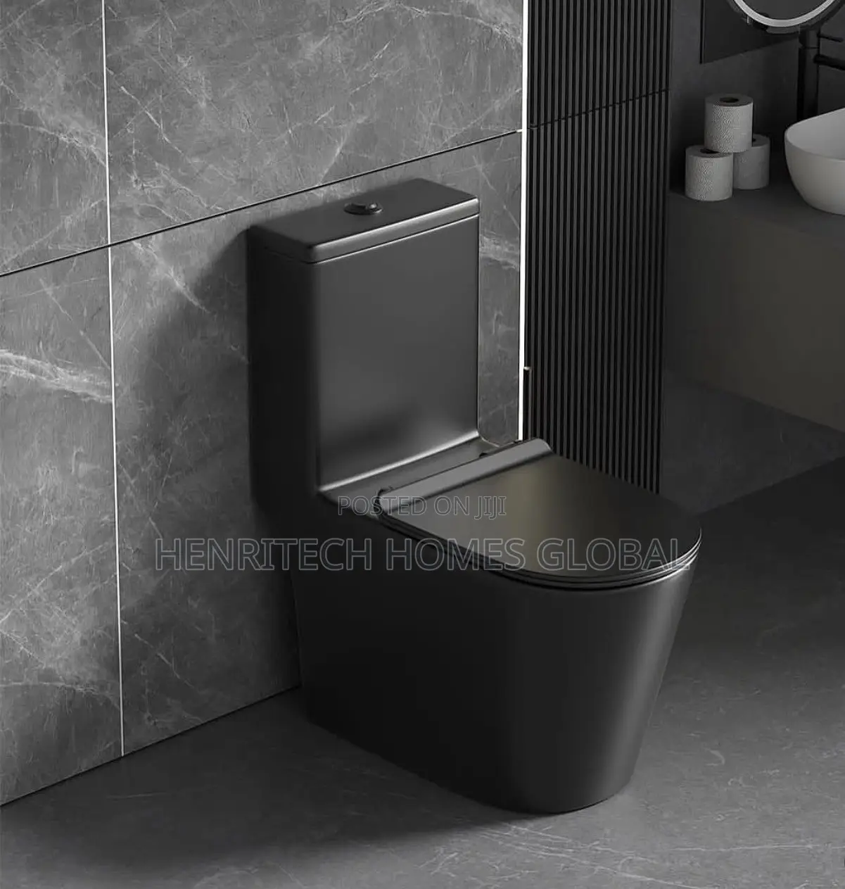 Black Matt Executive Water Closet Premium Quality With Warranty