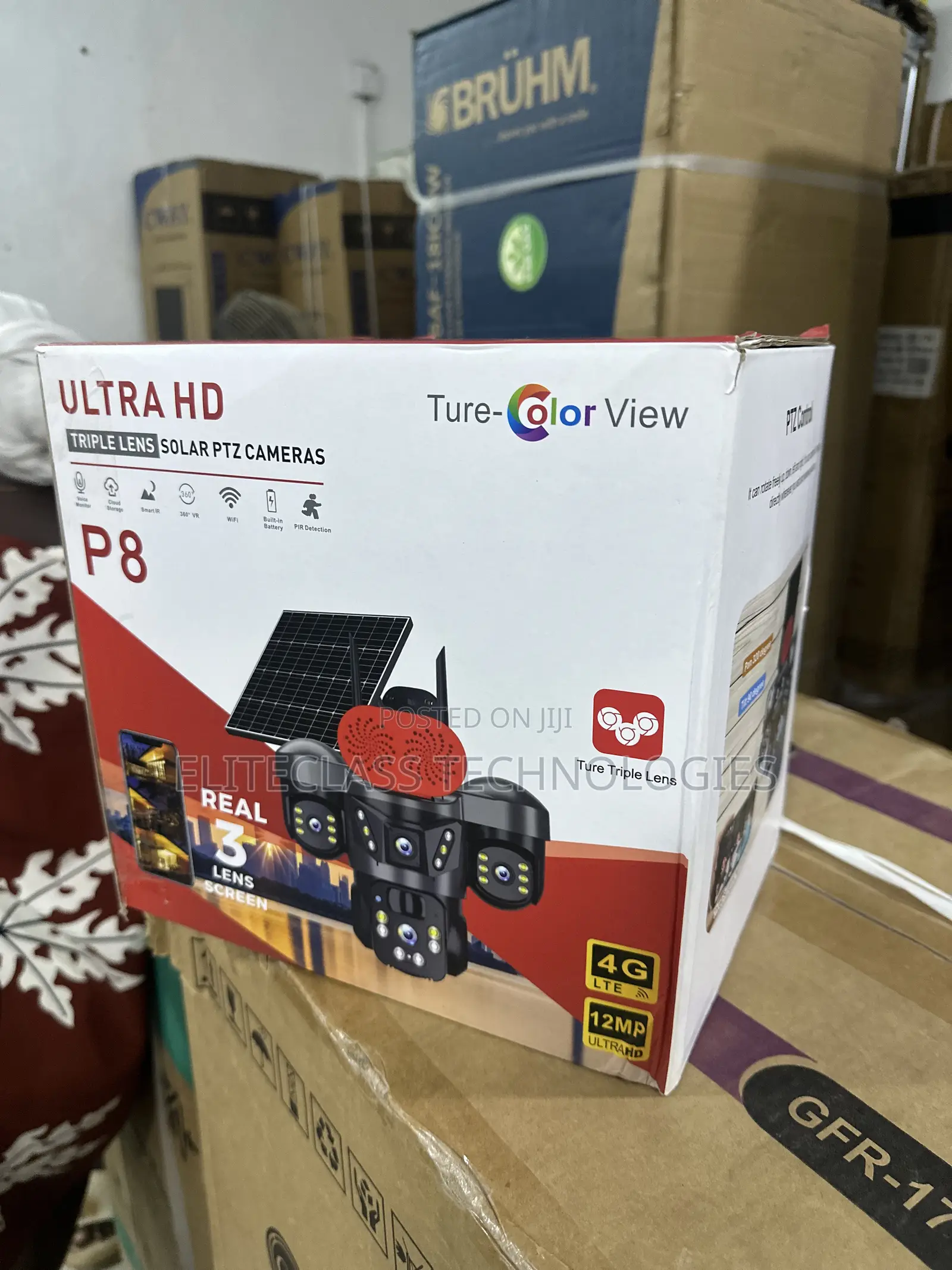 P8 Triple Lens PTZ Camera for Outdoor Surveillance