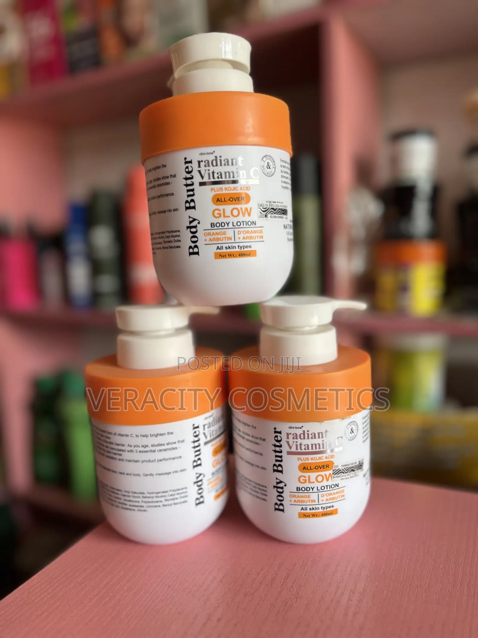 Clini-Tone Radiant Vitamin Plus Kojic Acid & Arbutin Body Butter 400g