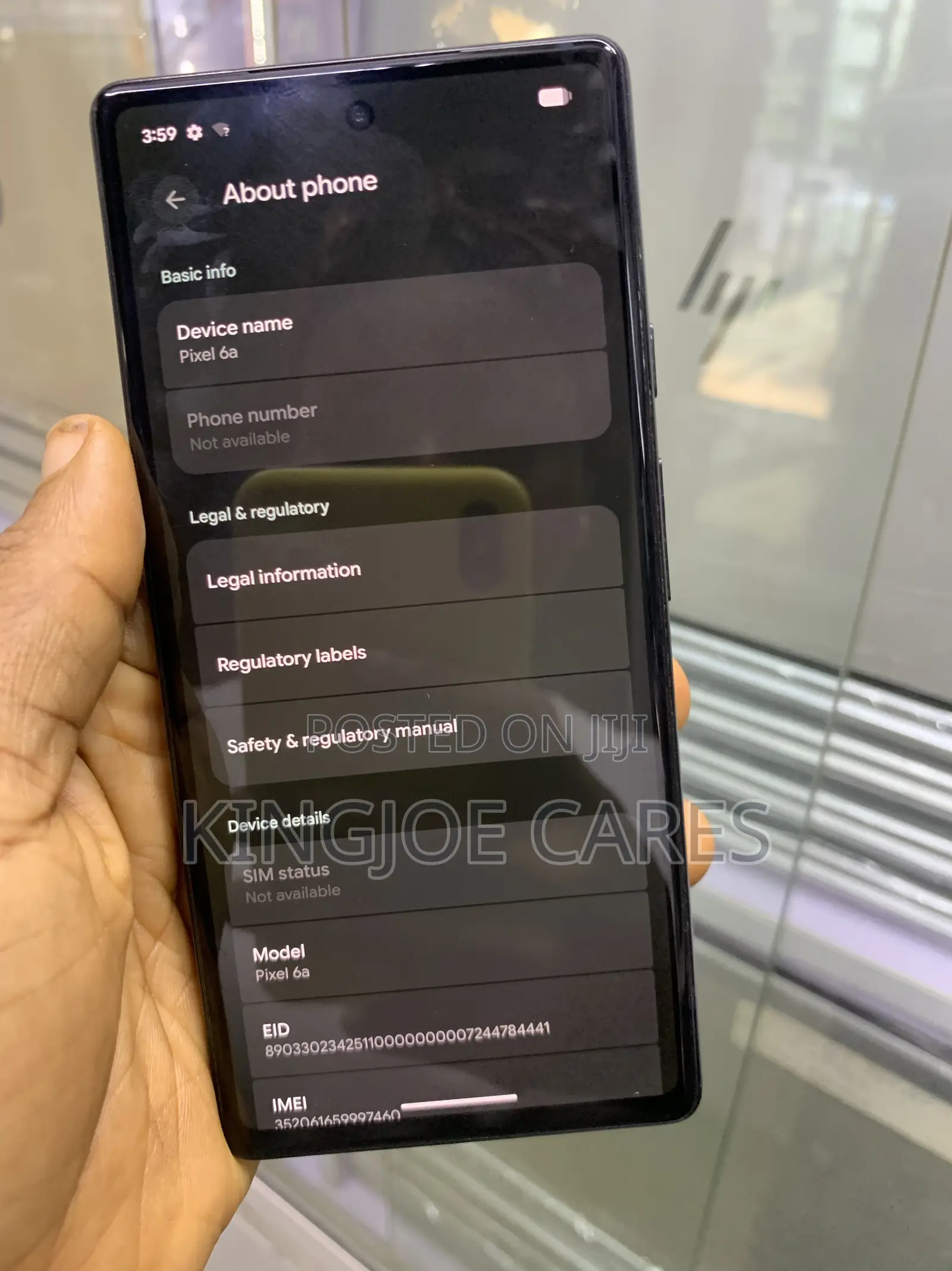 Google Pixel 6a 128 GB White