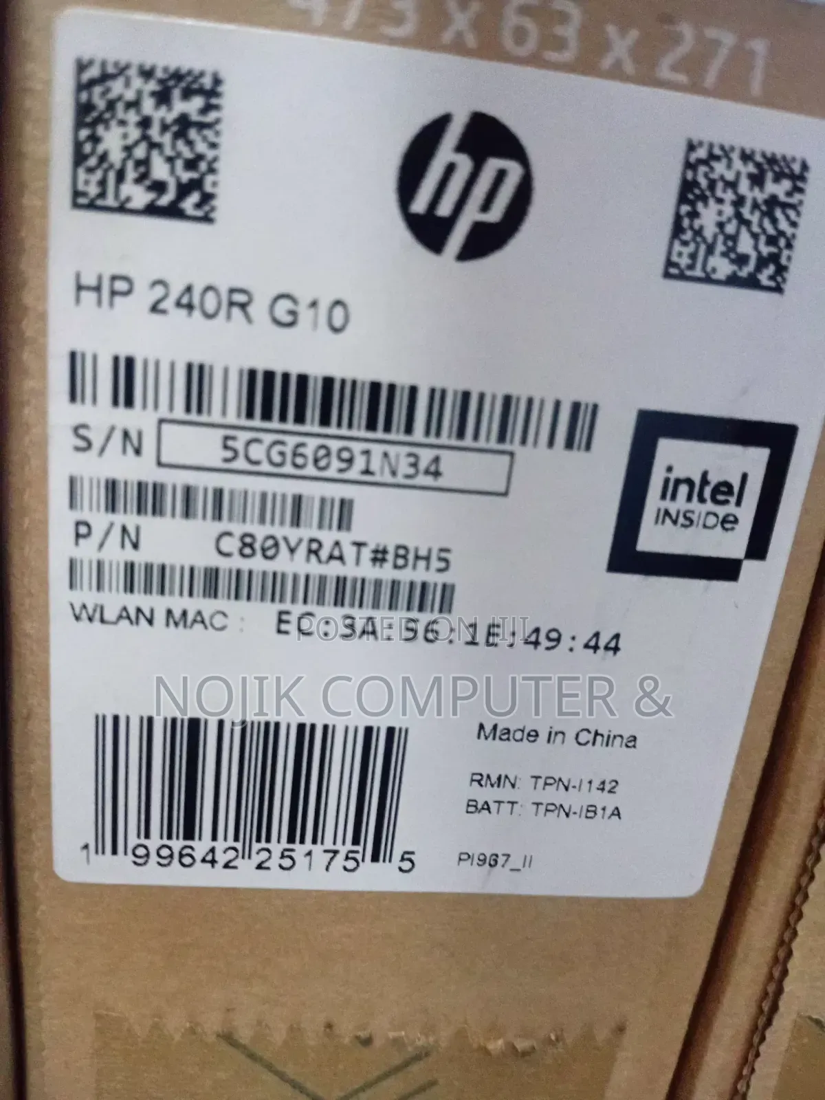 New Laptop HP 240 8GB Intel Core i5 SSD 512GB