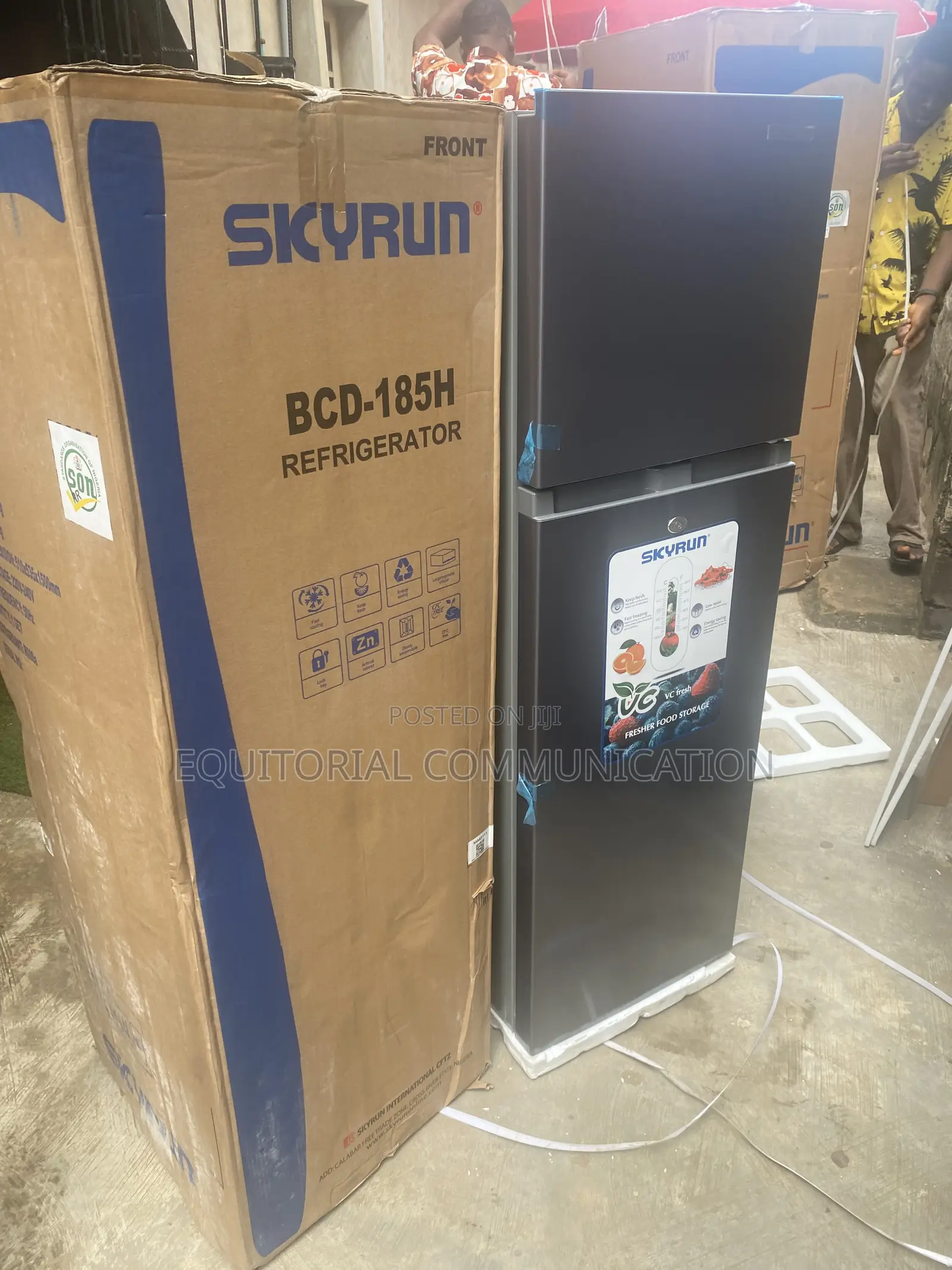 Skyrun 180l BCD-185h Food Cooler