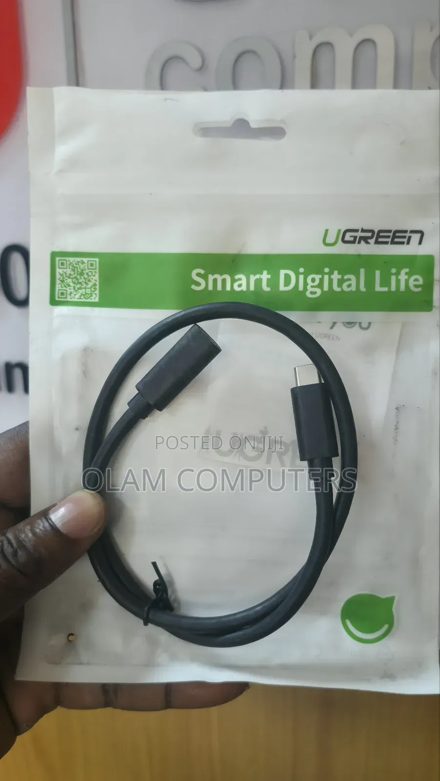 Ugreen USB Type-C Male to Female Extension Cable 0.5m