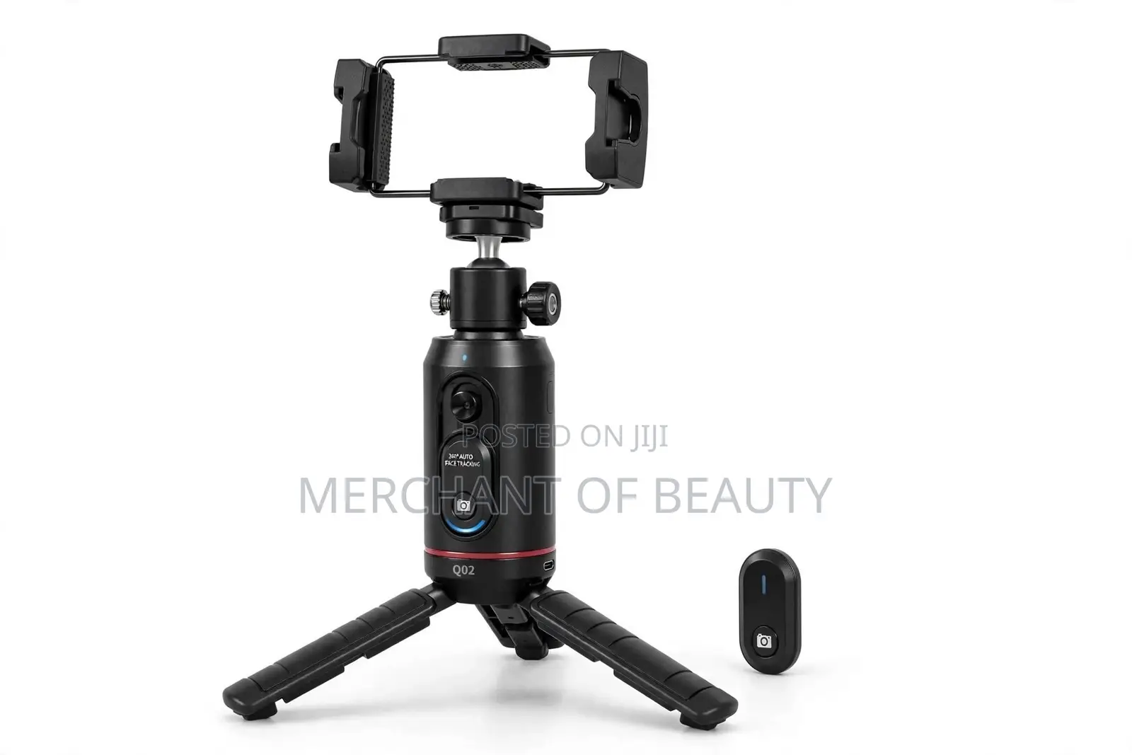 Q02 360° Auto Face Tracking SelfieStickTripod Smart Gimbal Stabilizer