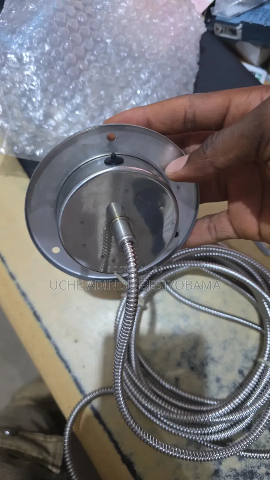 Temperature Gauge With Capillary 0-120c 3inches Face
