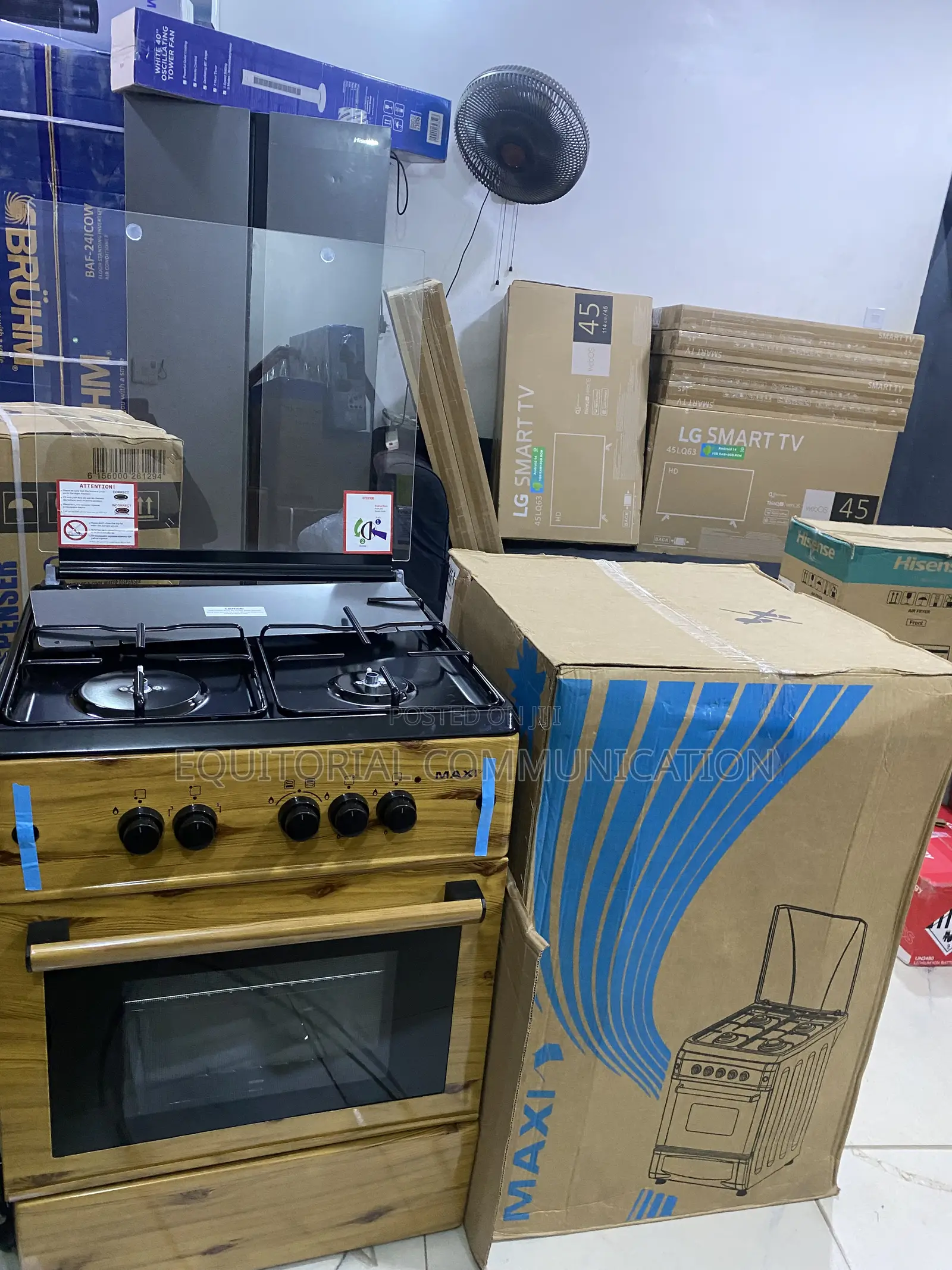 Maxi 6060 3B+1P Cooking Appliance With Oven
