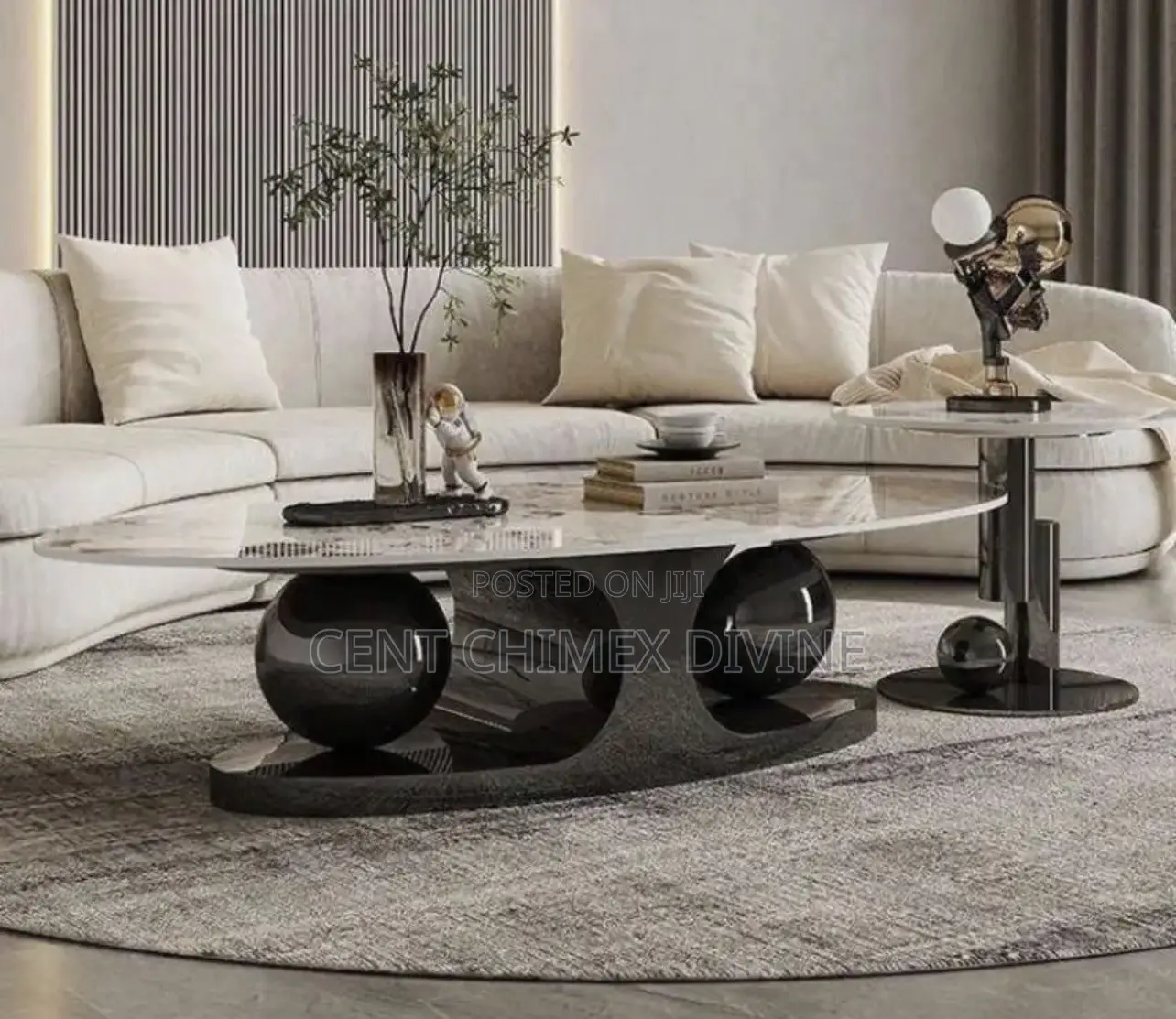 2 Big Ball Center Table