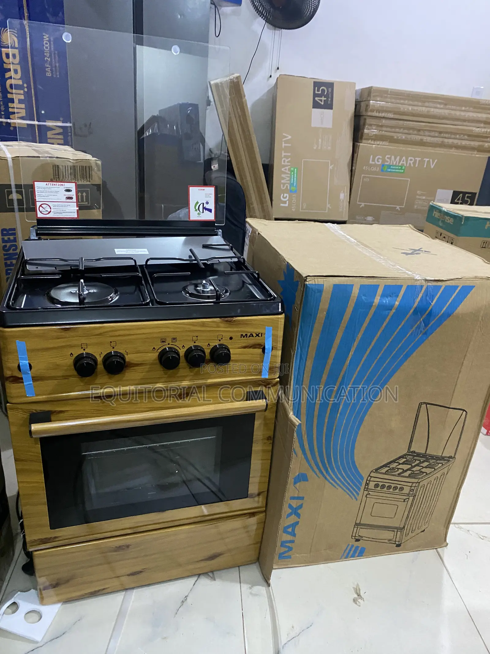 Maxi 6060 3B+1P Kitchen Gas Stove With Oven