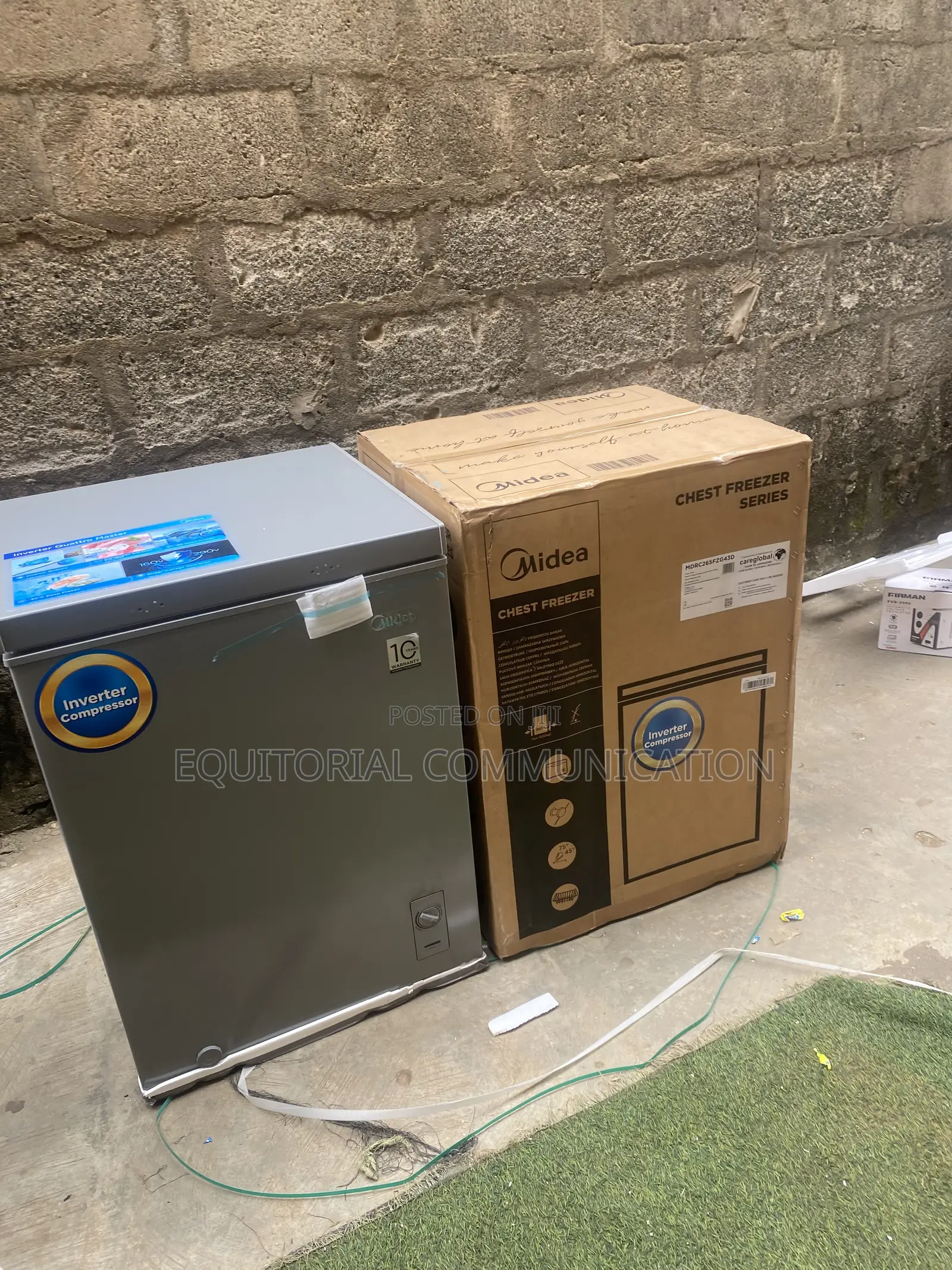 Midea MDRC265FZG43D 142L Home Deep Freezer Inverter