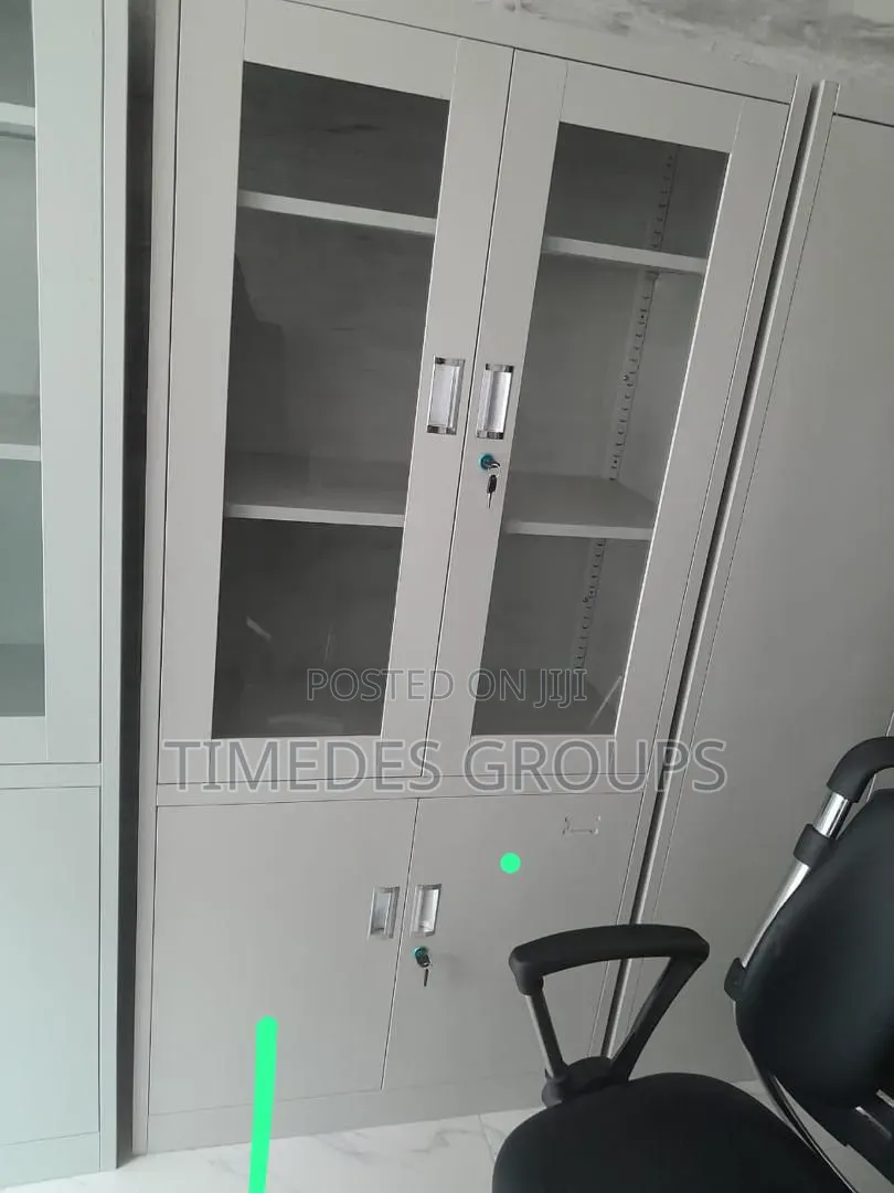 2 Door Metal Bookshealf