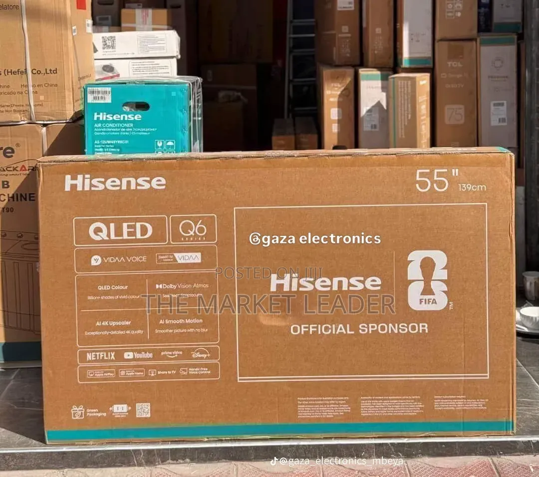 Hisense 55" Smart TV, QLED Q6Q