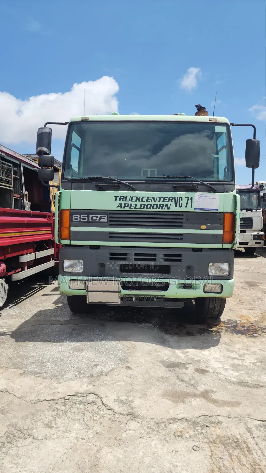 Clean Foreign Used Daf Sewage Truck 12 Tires