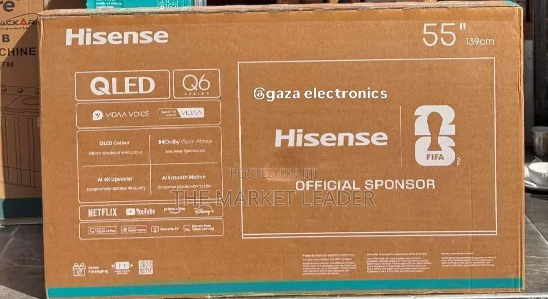 Hisense 55" Smart TV, QLED Q6Q